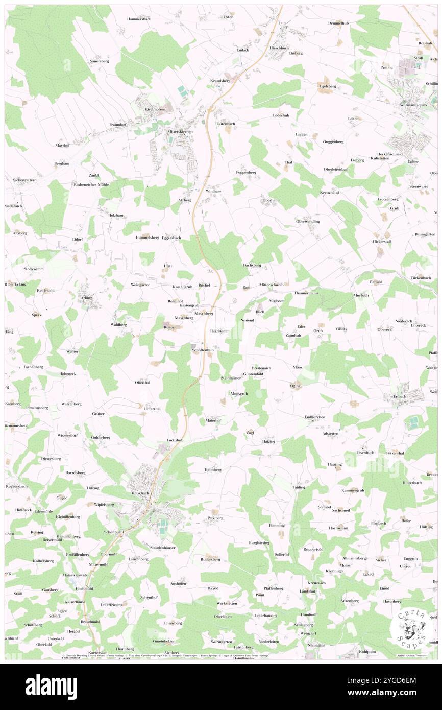 Holzlwimm, haute-Bavière, DE, Allemagne, Bavière, n 48 19' 5'', N 12 44' 33'', carte, Carthascapes carte publiée en 2024. Explorez Cartascapes, une carte qui révèle la diversité des paysages, des cultures et des écosystèmes de la Terre. Voyage à travers le temps et l'espace, découvrir l'interconnexion du passé, du présent et de l'avenir de notre planète. Banque D'Images