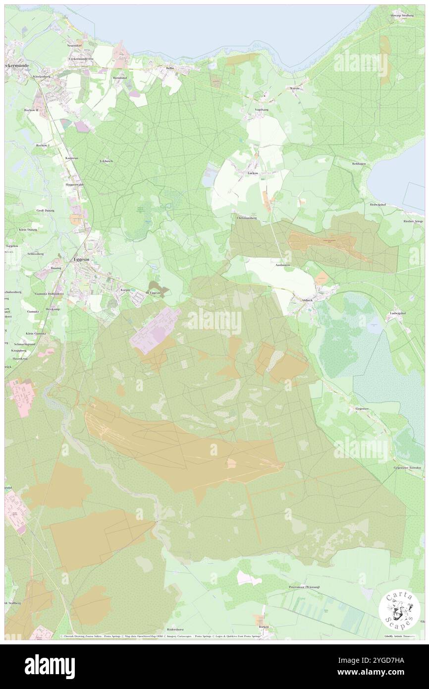 Eggesin, DE, Allemagne, Mecklembourg-Poméranie occidentale, N 53 40' 59'', N 14 4' 59'', carte, Carthascapes carte publiée en 2024. Explorez Cartascapes, une carte qui révèle la diversité des paysages, des cultures et des écosystèmes de la Terre. Voyage à travers le temps et l'espace, découvrir l'interconnexion du passé, du présent et de l'avenir de notre planète. Banque D'Images