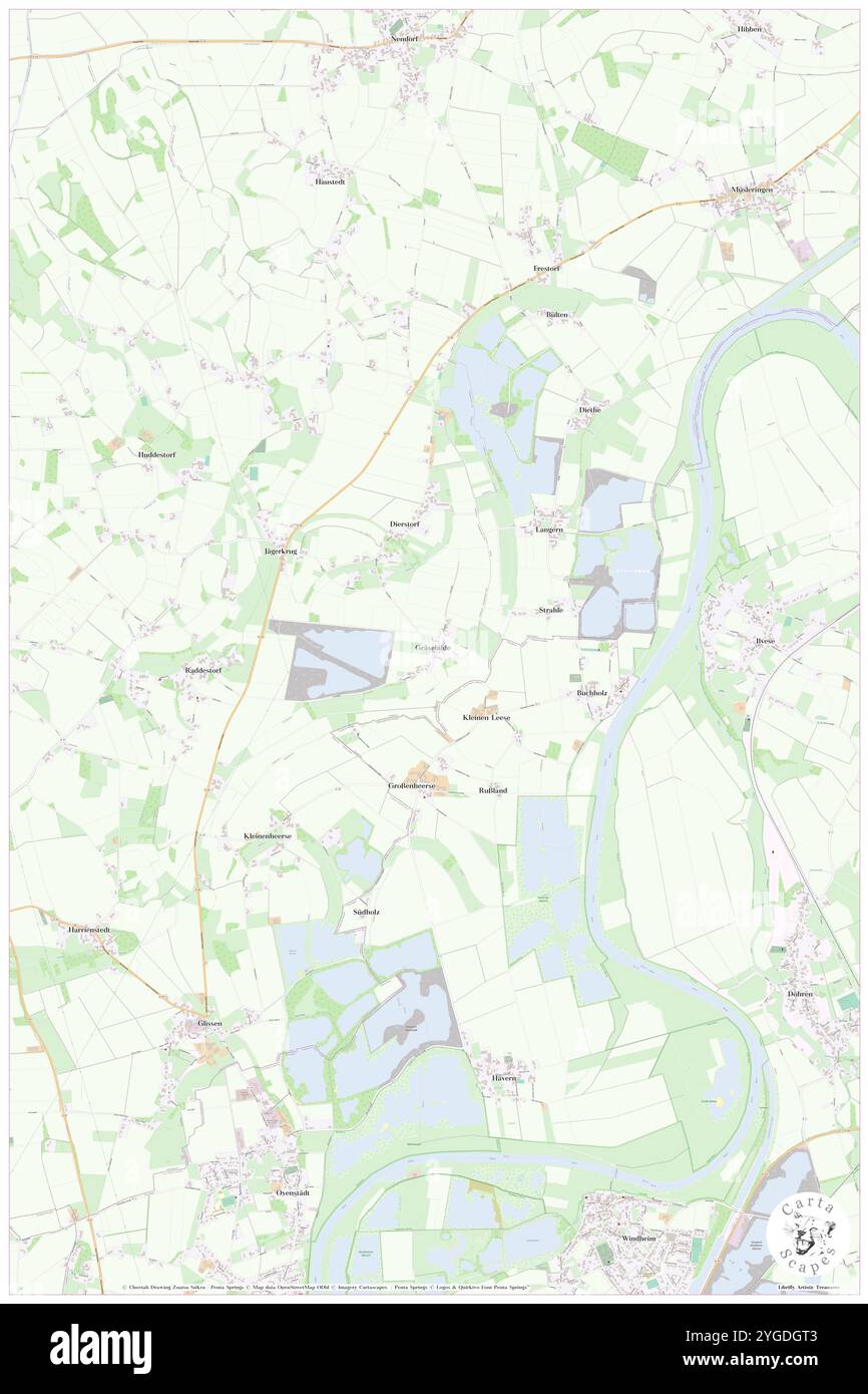 Graesebilde, DE, Allemagne, basse-Saxe, N 52 27' 23'', N 8 59' 27'', carte, Carthascapes carte publiée en 2024. Explorez Cartascapes, une carte qui révèle la diversité des paysages, des cultures et des écosystèmes de la Terre. Voyage à travers le temps et l'espace, découvrir l'interconnexion du passé, du présent et de l'avenir de notre planète. Banque D'Images