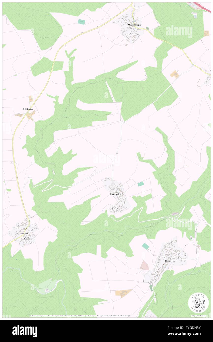 Gipperath, DE, Allemagne, Rhénanie-Palatinat, N 50 2' 39'', N 6 51' 35'', carte, Carthascapes carte publiée en 2024. Explorez Cartascapes, une carte qui révèle la diversité des paysages, des cultures et des écosystèmes de la Terre. Voyage à travers le temps et l'espace, découvrir l'interconnexion du passé, du présent et de l'avenir de notre planète. Banque D'Images