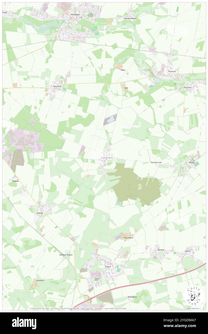 Frankenbostel, DE, Allemagne, basse-Saxe, N 53 16' 28'', N 9 21' 5'', carte, Carthascapes carte publiée en 2024. Explorez Cartascapes, une carte qui révèle la diversité des paysages, des cultures et des écosystèmes de la Terre. Voyage à travers le temps et l'espace, découvrir l'interconnexion du passé, du présent et de l'avenir de notre planète. Banque D'Images