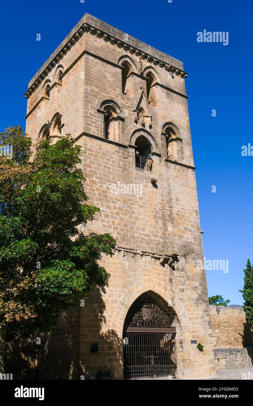 La Torre Abacial , Laguardia, Rioja, Espagne Banque D'Images