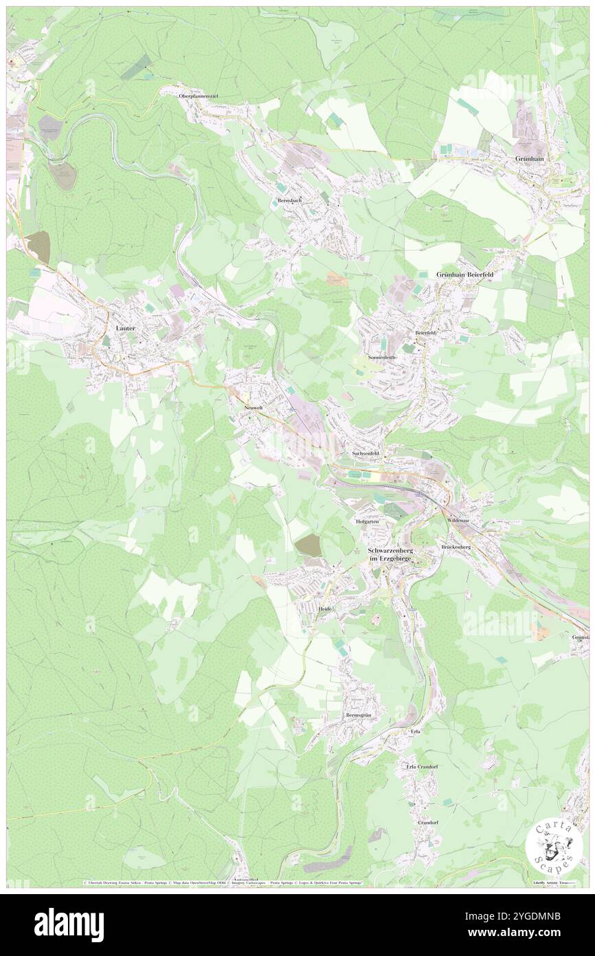 Vorderhenneberg, DE, Allemagne, Saxe, N 50 32' 59'', N 12 46' 0'', carte, Carthascapes carte publiée en 2024. Explorez Cartascapes, une carte qui révèle la diversité des paysages, des cultures et des écosystèmes de la Terre. Voyage à travers le temps et l'espace, découvrir l'interconnexion du passé, du présent et de l'avenir de notre planète. Banque D'Images