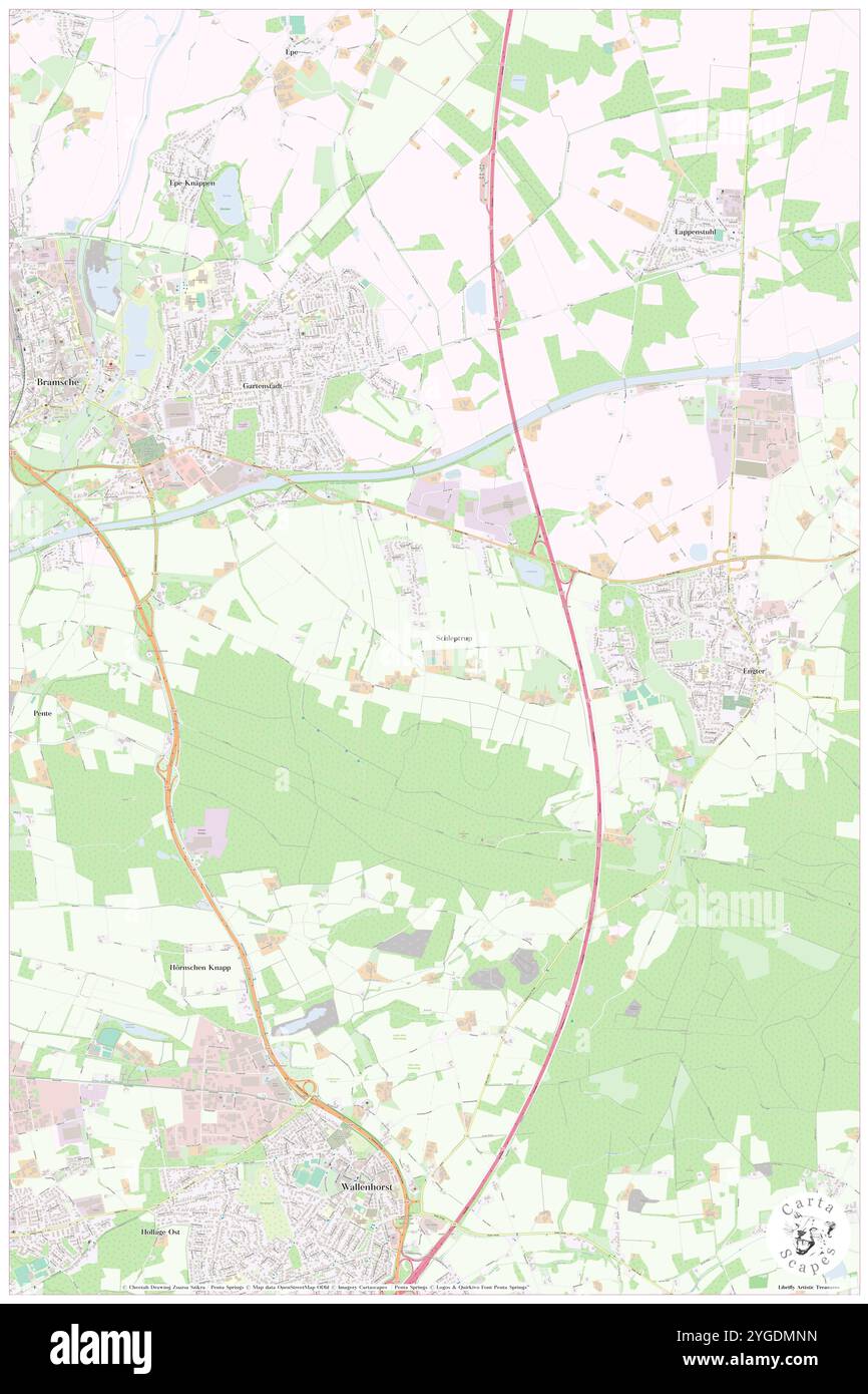 Schleptrup, DE, Allemagne, basse-Saxe, N 52 23' 17'', N 8 1' 27'', carte, Carthascapes carte publiée en 2024. Explorez Cartascapes, une carte qui révèle la diversité des paysages, des cultures et des écosystèmes de la Terre. Voyage à travers le temps et l'espace, découvrir l'interconnexion du passé, du présent et de l'avenir de notre planète. Banque D'Images