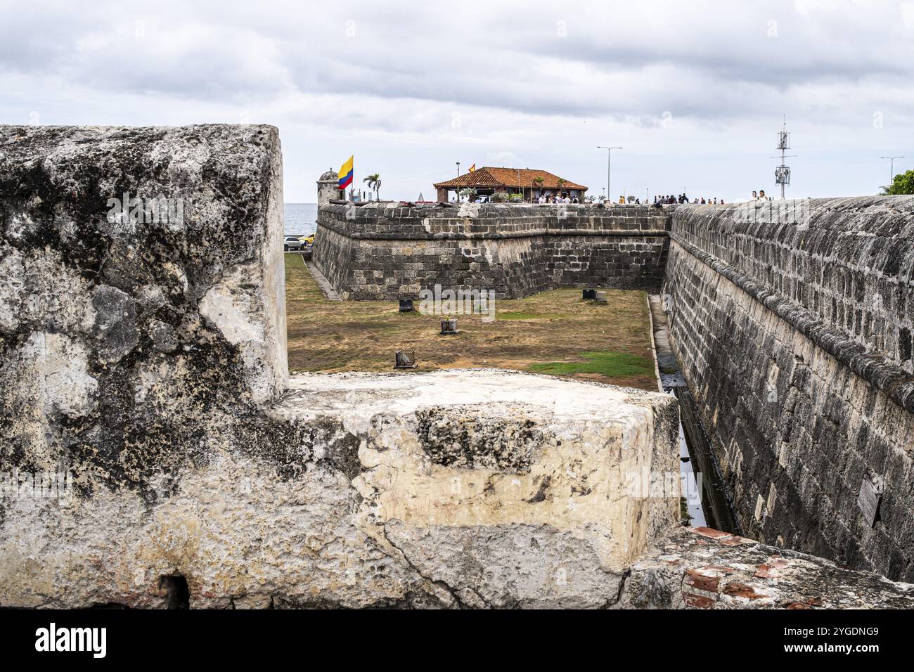 Baluarte de Santo Domingo, Carthagène, Colombie, Amérique du Sud Banque D'Images