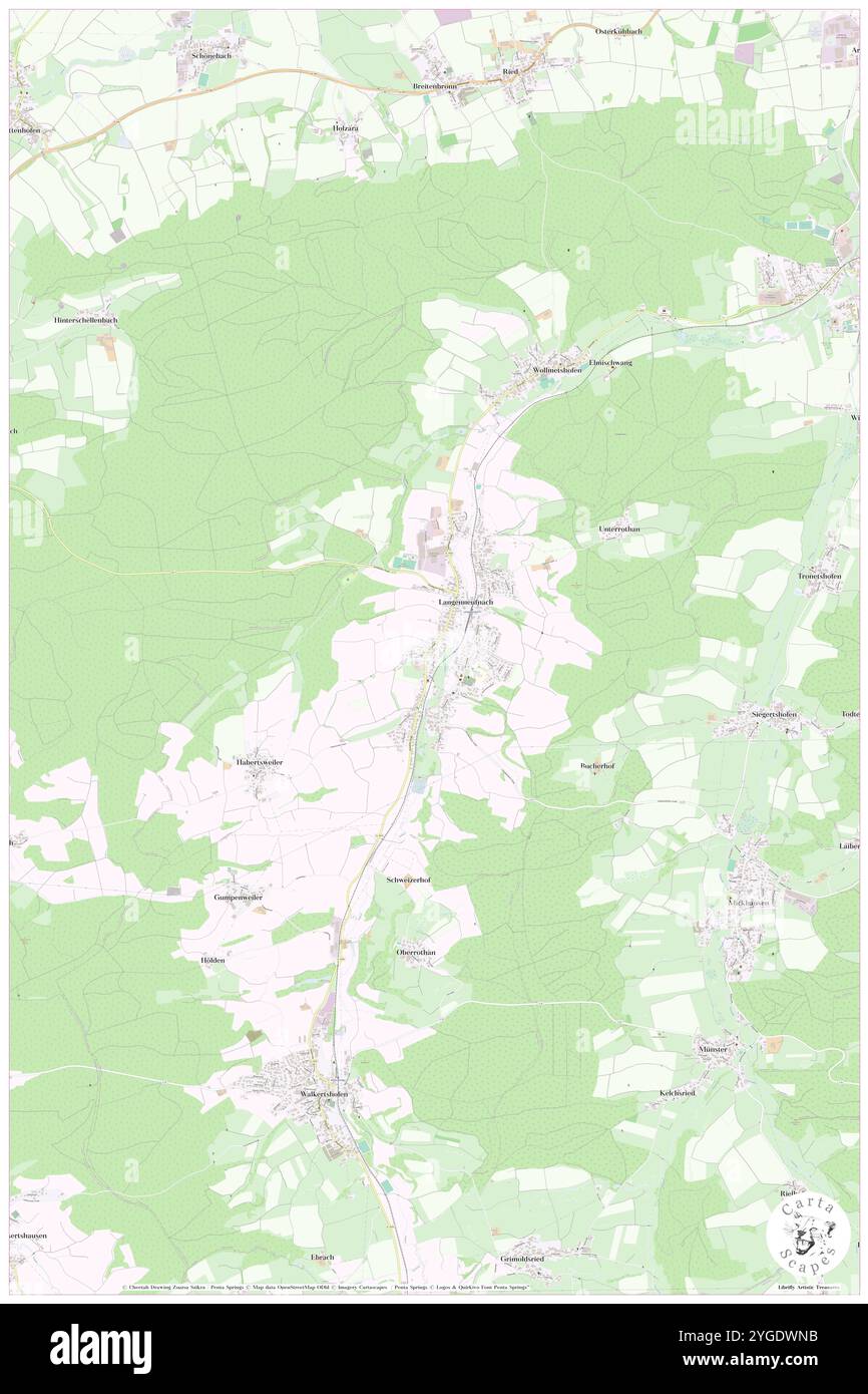 Langenneufnach, Souabe, DE, Allemagne, Bavière, n 48 16' 0'', N 10 35' 59'', carte, Carthascapes carte publiée en 2024. Explorez Cartascapes, une carte qui révèle la diversité des paysages, des cultures et des écosystèmes de la Terre. Voyage à travers le temps et l'espace, découvrir l'interconnexion du passé, du présent et de l'avenir de notre planète. Banque D'Images