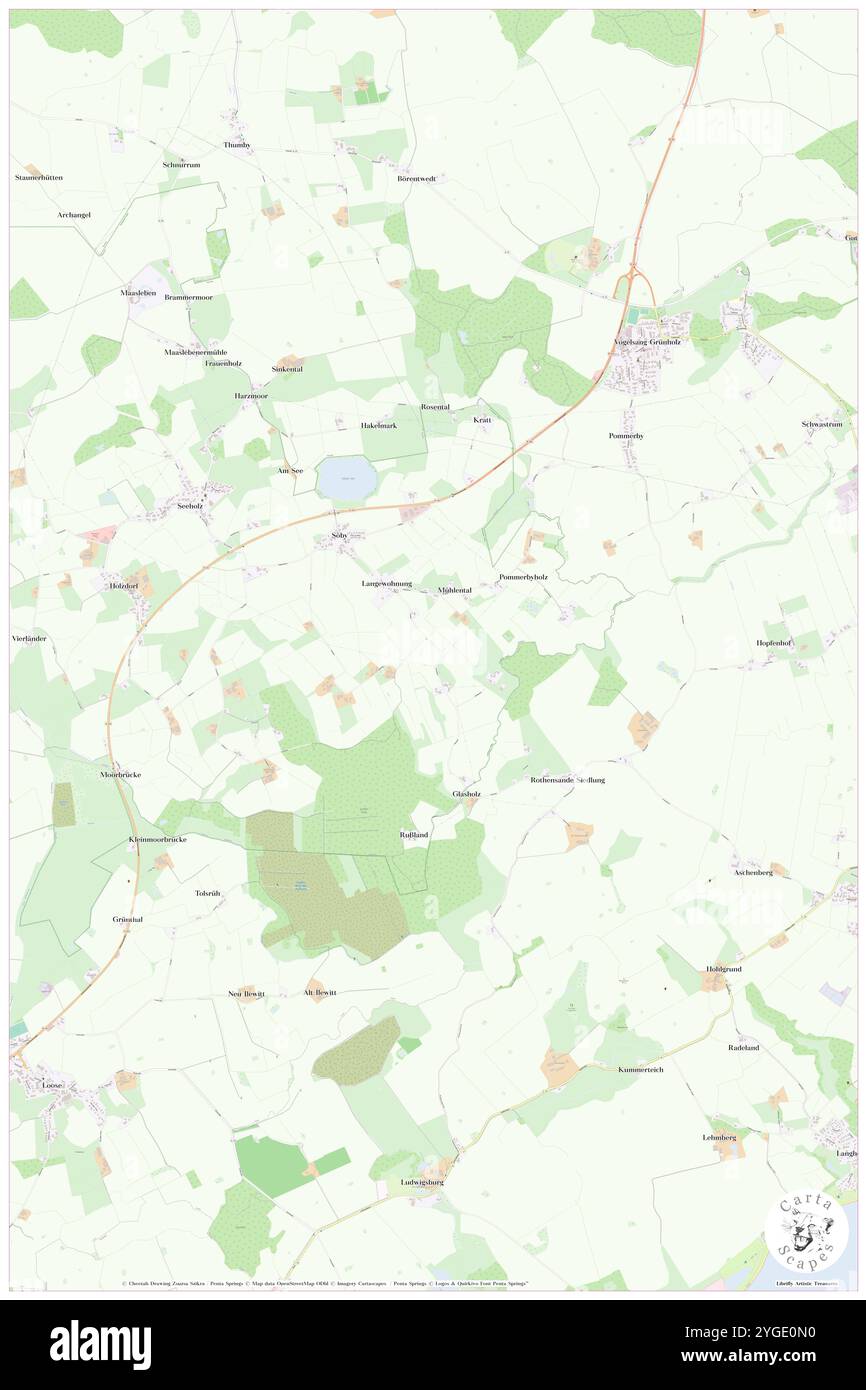 Lange, DE, Allemagne, Schleswig-Holstein, N 54 32' 59'', N 9 55' 59'', map, Cartascapes map publié en 2024. Explorez Cartascapes, une carte qui révèle la diversité des paysages, des cultures et des écosystèmes de la Terre. Voyage à travers le temps et l'espace, découvrir l'interconnexion du passé, du présent et de l'avenir de notre planète. Banque D'Images