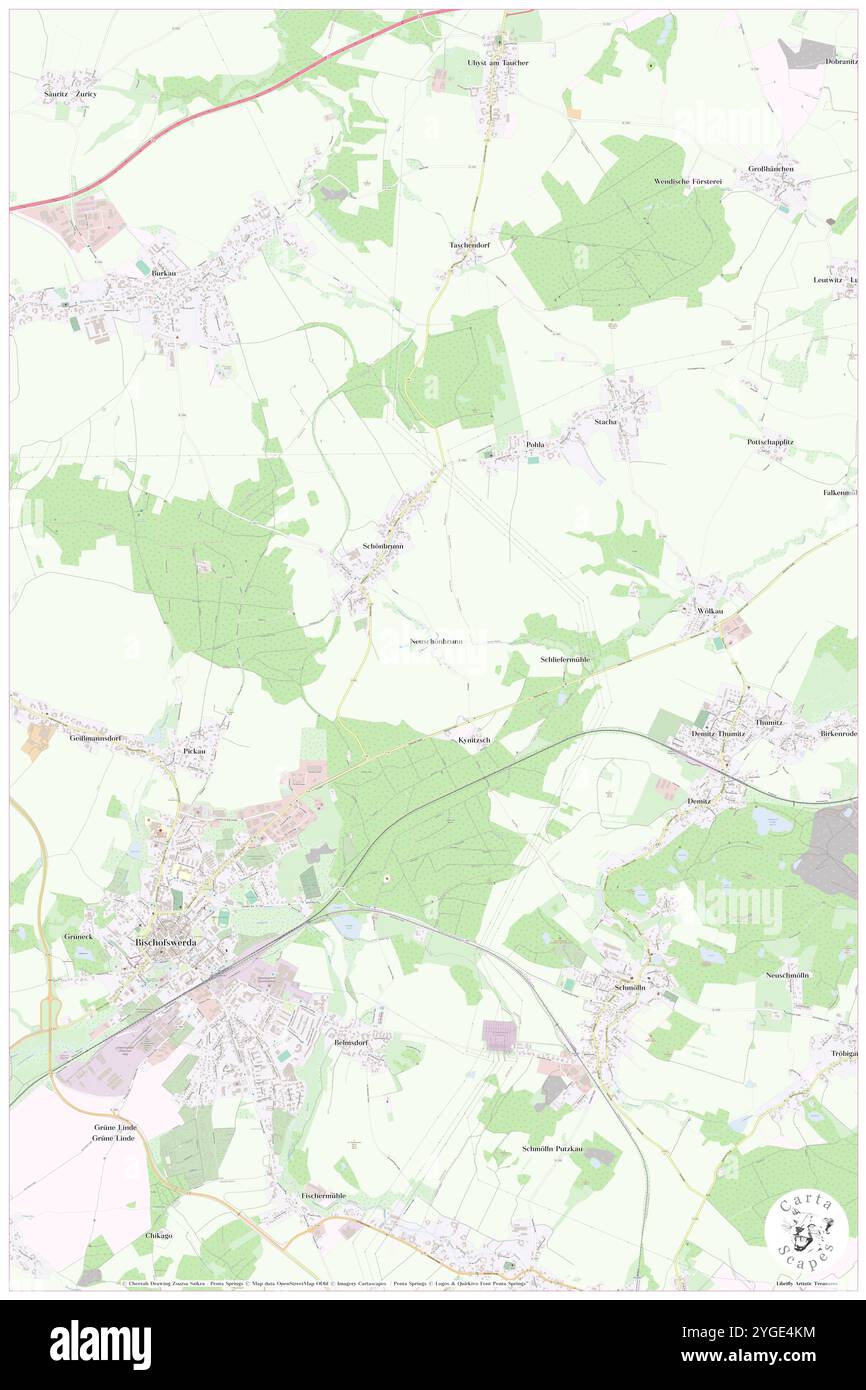 Neuschoenbrunn, DE, Allemagne, Saxe, N 51 8' 58'', N 14 12' 40'', map, Carthascapes carte publiée en 2024. Explorez Cartascapes, une carte qui révèle la diversité des paysages, des cultures et des écosystèmes de la Terre. Voyage à travers le temps et l'espace, découvrir l'interconnexion du passé, du présent et de l'avenir de notre planète. Banque D'Images