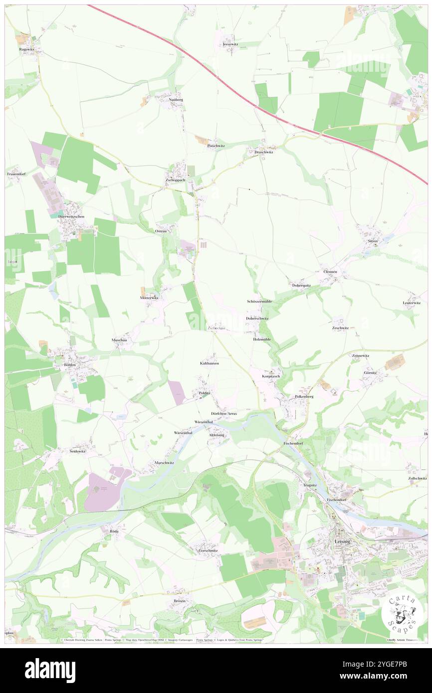 Zschockau, DE, Allemagne, Saxe, N 51 11' 32'', N 12 53' 47'', carte, Carthascapes carte publiée en 2024. Explorez Cartascapes, une carte qui révèle la diversité des paysages, des cultures et des écosystèmes de la Terre. Voyage à travers le temps et l'espace, découvrir l'interconnexion du passé, du présent et de l'avenir de notre planète. Banque D'Images