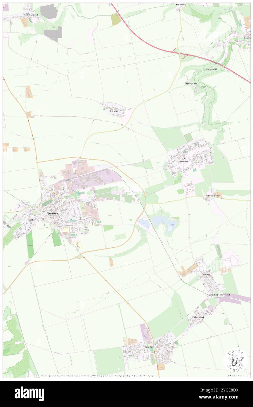 Quernebach, DE, Allemagne, Saxe-Anhalt, N 51 23' 3'', N 11 37' 39'', carte, Carthascapes carte publiée en 2024. Explorez Cartascapes, une carte qui révèle la diversité des paysages, des cultures et des écosystèmes de la Terre. Voyage à travers le temps et l'espace, découvrir l'interconnexion du passé, du présent et de l'avenir de notre planète. Banque D'Images