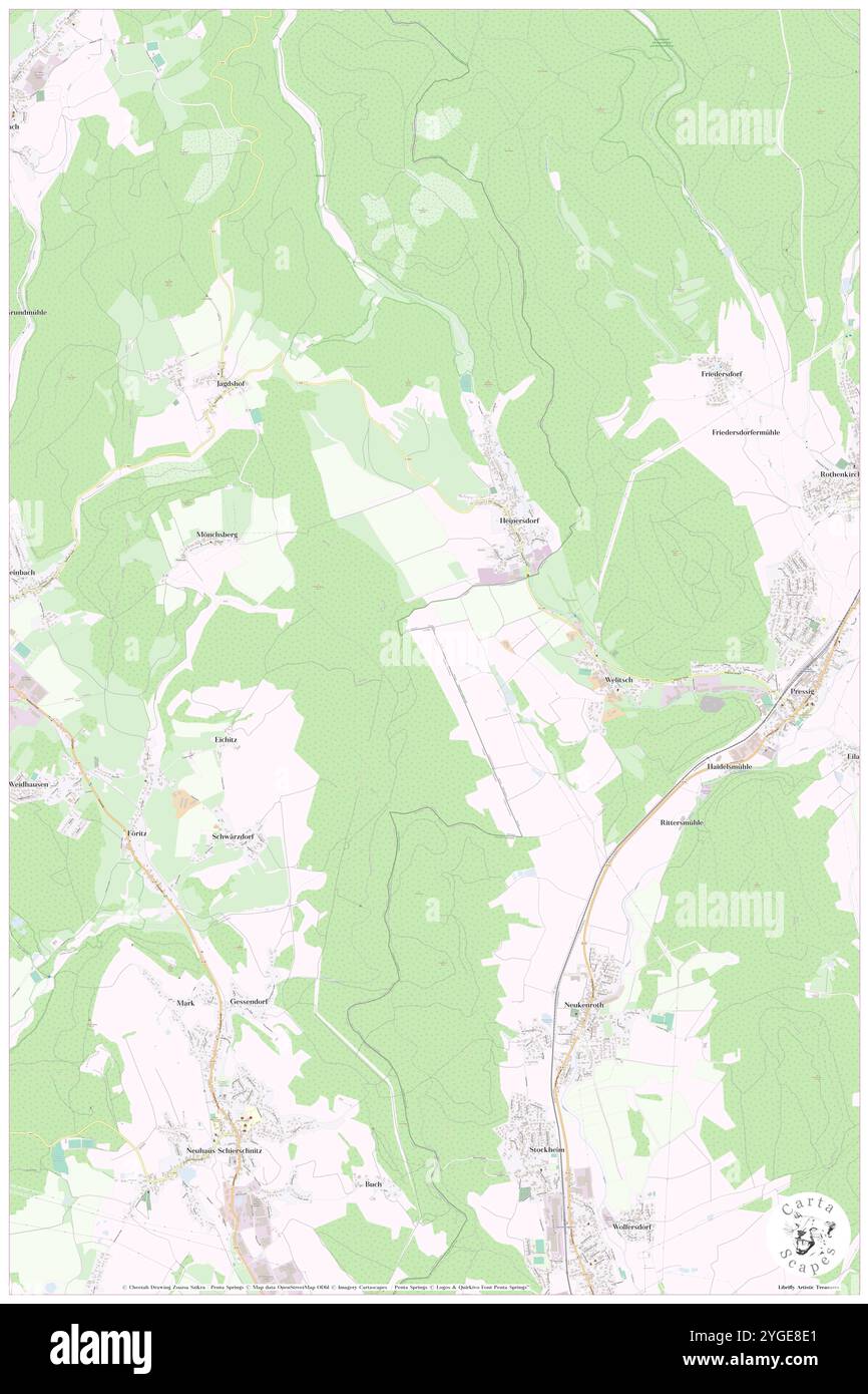 Konreuth, DE, Allemagne, Thuringe, N 50 21' 0'', N 11 16' 0'', carte, Carthascapes carte publiée en 2024. Explorez Cartascapes, une carte qui révèle la diversité des paysages, des cultures et des écosystèmes de la Terre. Voyage à travers le temps et l'espace, découvrir l'interconnexion du passé, du présent et de l'avenir de notre planète. Banque D'Images