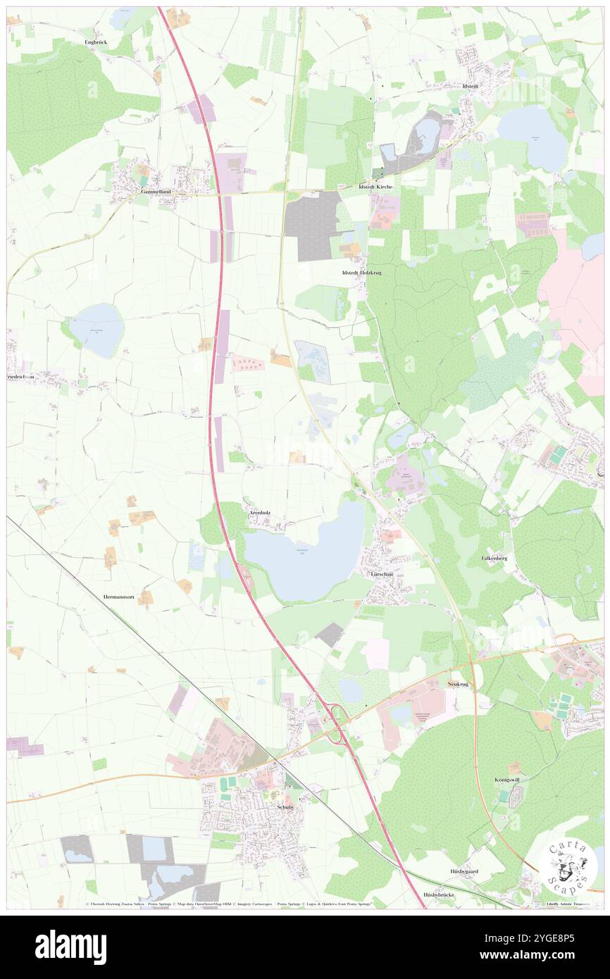 Arenholzer See, DE, Allemagne, Schleswig-Holstein, N 54 32' 59'', N 9 28' 59'', map, Cartascapes map publié en 2024. Explorez Cartascapes, une carte qui révèle la diversité des paysages, des cultures et des écosystèmes de la Terre. Voyage à travers le temps et l'espace, découvrir l'interconnexion du passé, du présent et de l'avenir de notre planète. Banque D'Images