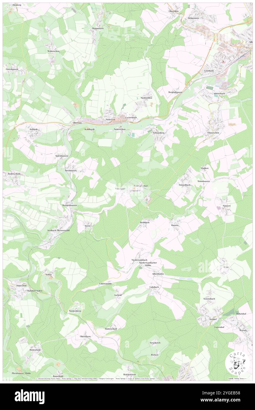 Breibach, DE, Allemagne, Rhénanie-Palatinat, N 50 38' 58'', N 7 35' 31'', carte, Carthascapes carte publiée en 2024. Explorez Cartascapes, une carte qui révèle la diversité des paysages, des cultures et des écosystèmes de la Terre. Voyage à travers le temps et l'espace, découvrir l'interconnexion du passé, du présent et de l'avenir de notre planète. Banque D'Images