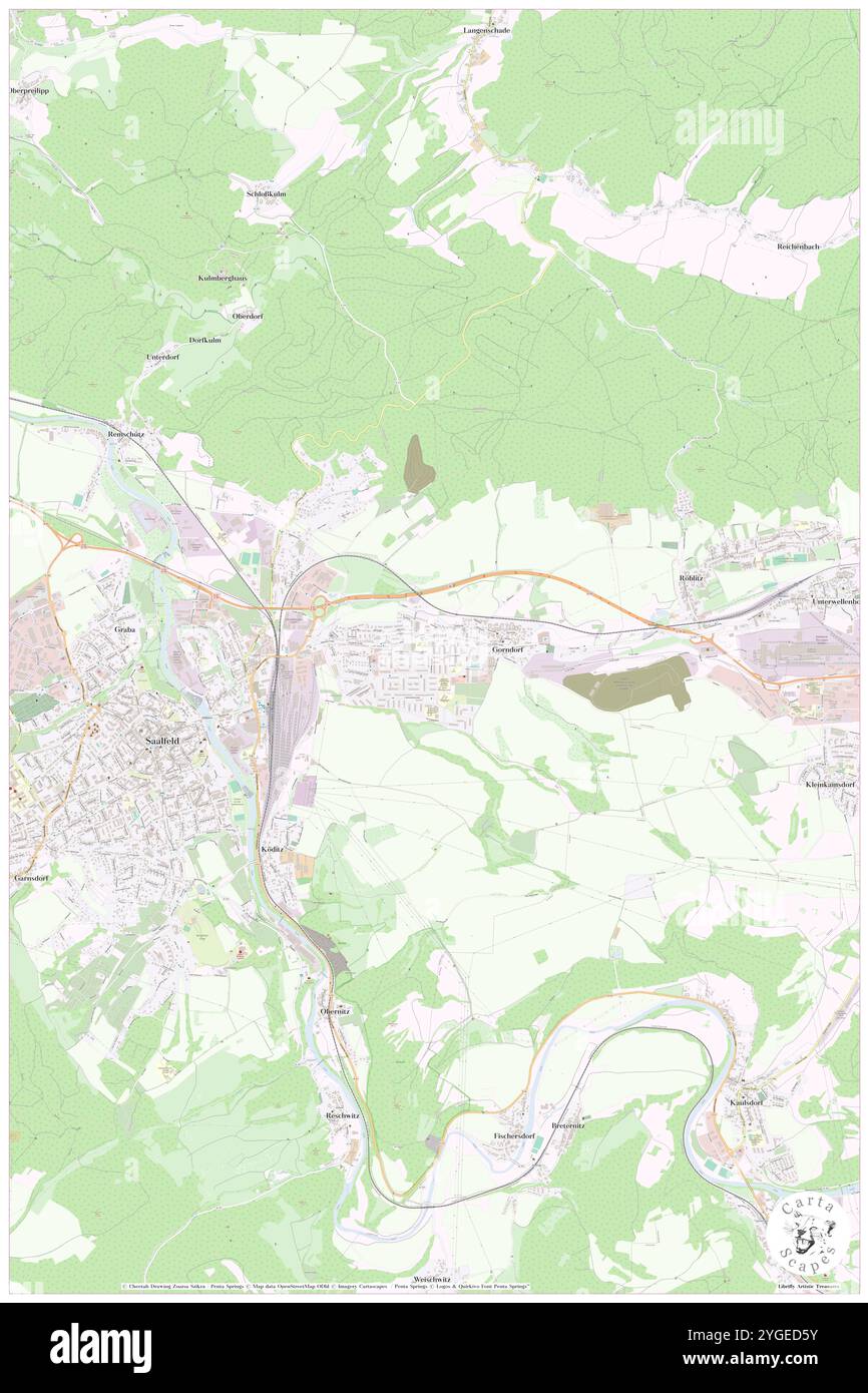 Gorndorf, DE, Allemagne, Thuringe, N 50 39' 17'', N 11 23' 38'', carte, Carthascapes carte publiée en 2024. Explorez Cartascapes, une carte qui révèle la diversité des paysages, des cultures et des écosystèmes de la Terre. Voyage à travers le temps et l'espace, découvrir l'interconnexion du passé, du présent et de l'avenir de notre planète. Banque D'Images