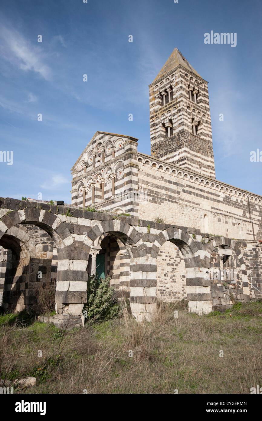 Santissima Trinità di Saccargia - Codrongianos - Sassari - Sardaigne - Italie Banque D'Images