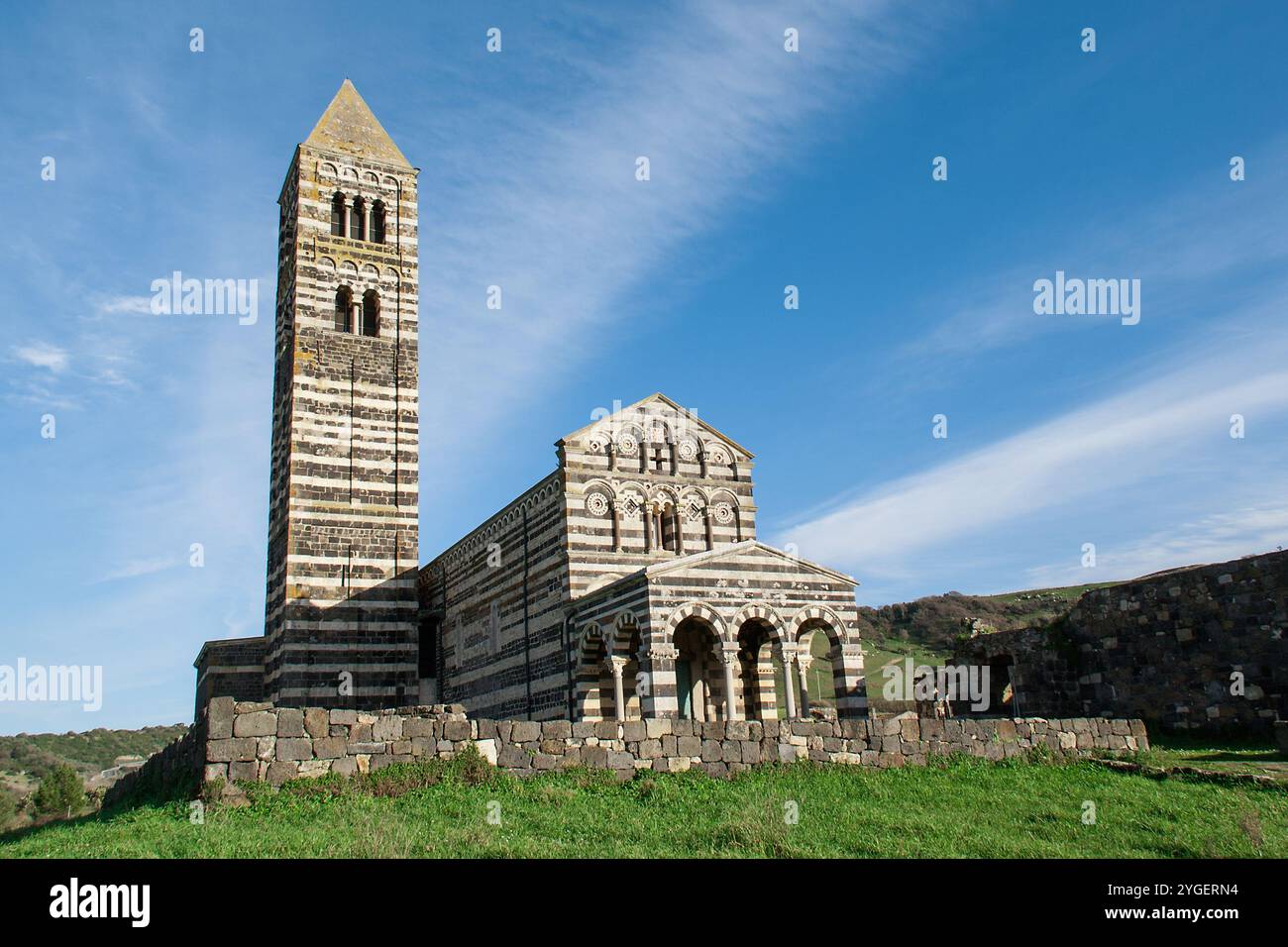 Santissima Trinità di Saccargia - Codrongianos - Sassari - Sardaigne - Italie Banque D'Images