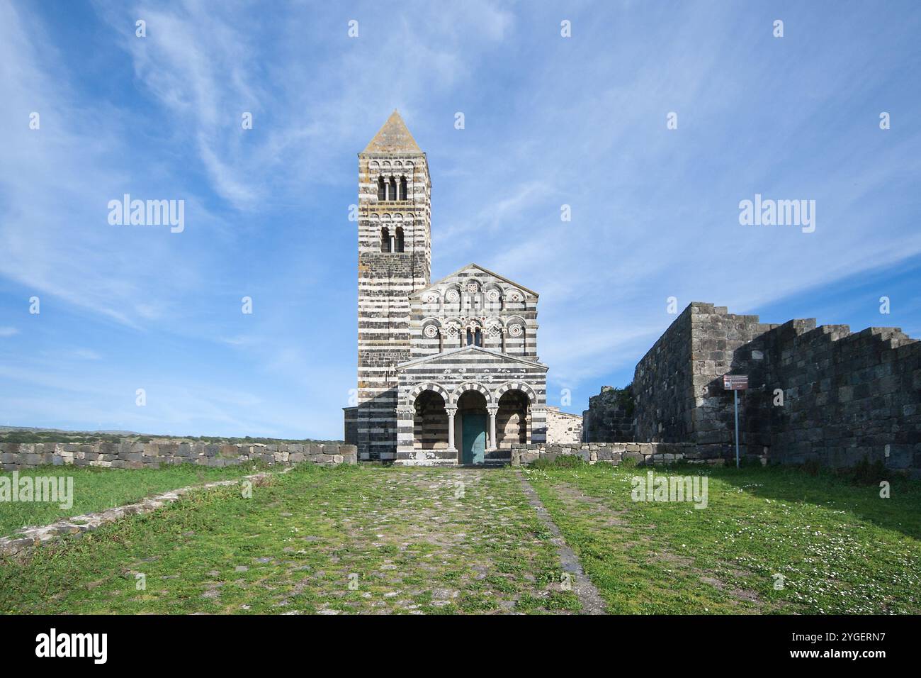 Santissima Trinità di Saccargia - Codrongianos - Sassari - Sardaigne - Italie Banque D'Images