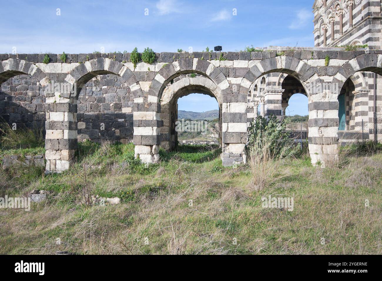 Santissima Trinità di Saccargia - Codrongianos - Sassari - Sardaigne - Italie Banque D'Images