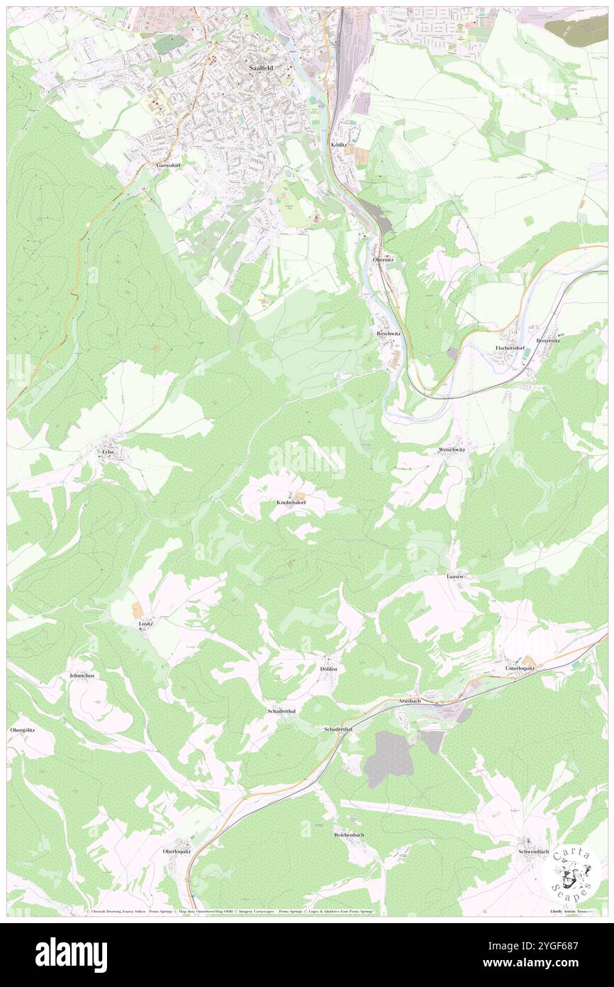 Holzberg, DE, Allemagne, Thuringe, N 50 36' 22'', N 11 22' 9'', carte, Carthascapes carte publiée en 2024. Explorez Cartascapes, une carte qui révèle la diversité des paysages, des cultures et des écosystèmes de la Terre. Voyage à travers le temps et l'espace, découvrir l'interconnexion du passé, du présent et de l'avenir de notre planète. Banque D'Images