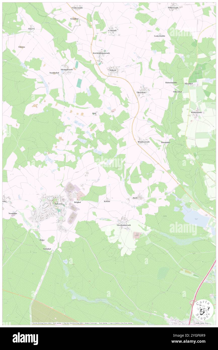 Lohbach, DE, Allemagne, Bavière, N 49 44' 35'', N 12 5' 43'', carte, Carthascapes carte publiée en 2024. Explorez Cartascapes, une carte qui révèle la diversité des paysages, des cultures et des écosystèmes de la Terre. Voyage à travers le temps et l'espace, découvrir l'interconnexion du passé, du présent et de l'avenir de notre planète. Banque D'Images