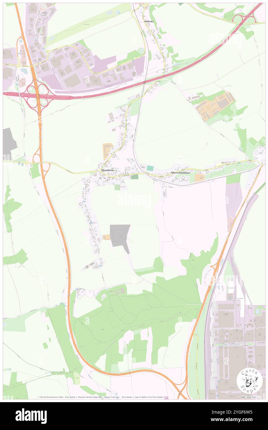 Dennheritz, DE, Allemagne, Saxe, N 50 48' 51'', N 12 27' 49'', carte, Cartascapes carte publiée en 2024. Explorez Cartascapes, une carte qui révèle la diversité des paysages, des cultures et des écosystèmes de la Terre. Voyage à travers le temps et l'espace, découvrir l'interconnexion du passé, du présent et de l'avenir de notre planète. Banque D'Images