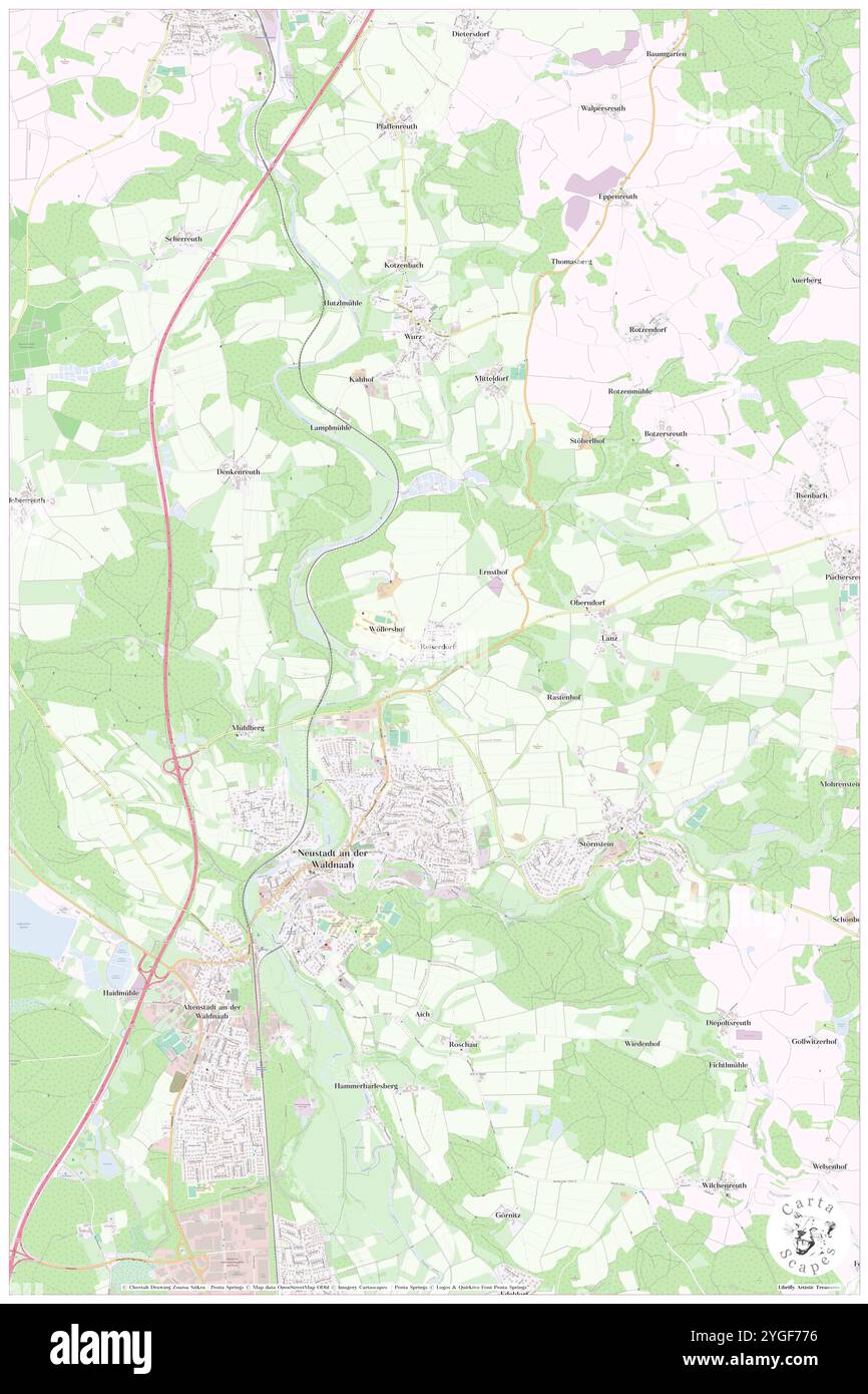 Reiserdorf, Haut-Palatinat, Allemagne, Bavière, n 49 44' 49'', N 12 11' 7'', carte, Cartascapes carte publiée en 2024. Explorez Cartascapes, une carte qui révèle la diversité des paysages, des cultures et des écosystèmes de la Terre. Voyage à travers le temps et l'espace, découvrir l'interconnexion du passé, du présent et de l'avenir de notre planète. Banque D'Images