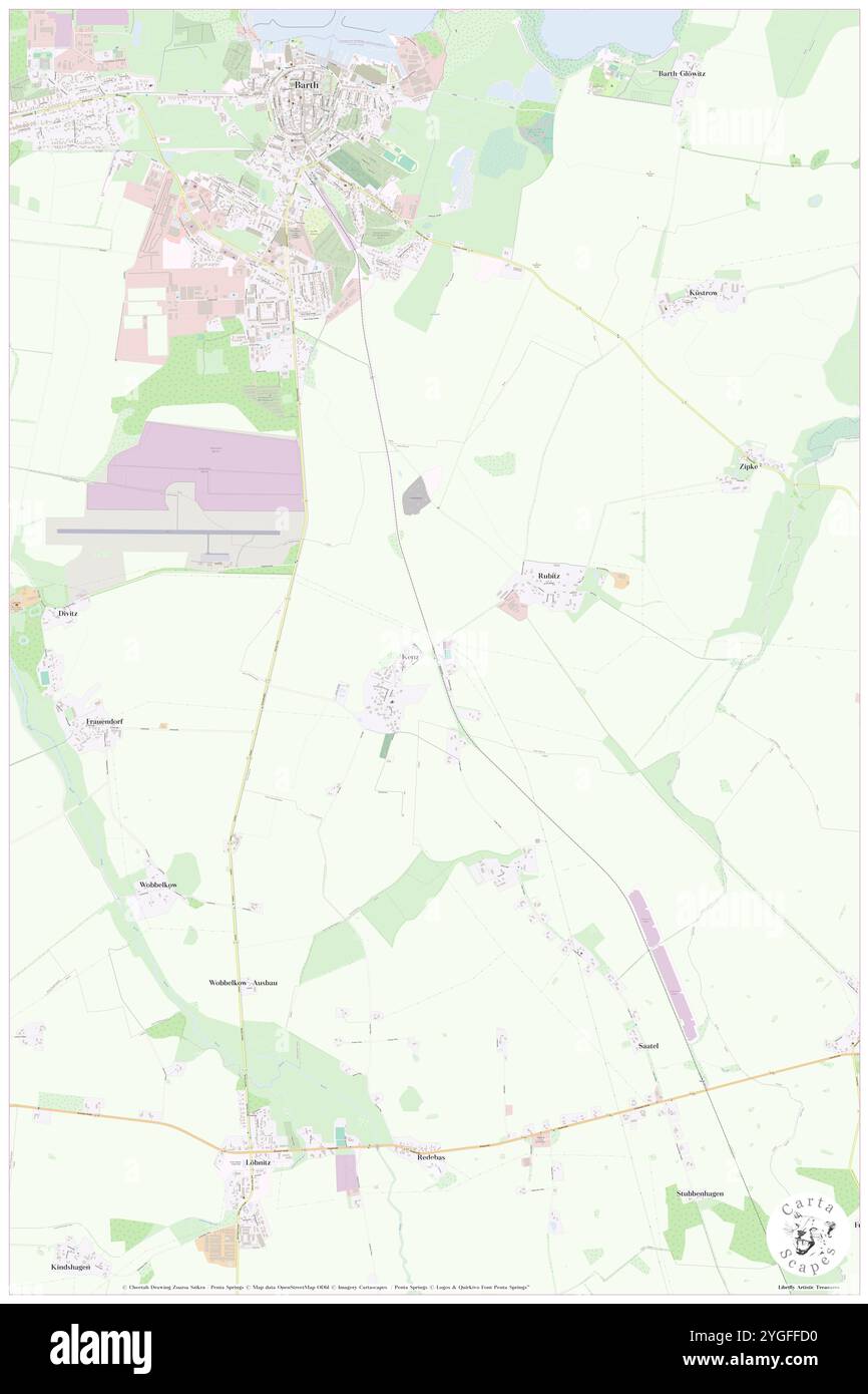 Kenz, DE, Allemagne, Mecklembourg-Poméranie occidentale, N 54 19' 47'', N 12 44' 27'', carte, Carthascapes carte publiée en 2024. Explorez Cartascapes, une carte qui révèle la diversité des paysages, des cultures et des écosystèmes de la Terre. Voyage à travers le temps et l'espace, découvrir l'interconnexion du passé, du présent et de l'avenir de notre planète. Banque D'Images