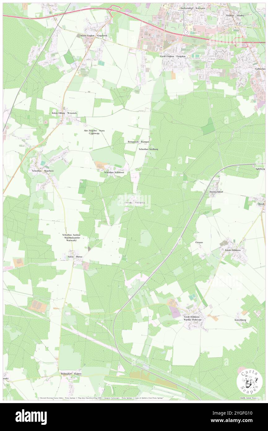 Oelsnig, DE, Allemagne, Brandebourg, N 51 40' 44'', N 14 18' 24'', map, Carthascapes Map publié en 2024. Explorez Cartascapes, une carte qui révèle la diversité des paysages, des cultures et des écosystèmes de la Terre. Voyage à travers le temps et l'espace, découvrir l'interconnexion du passé, du présent et de l'avenir de notre planète. Banque D'Images