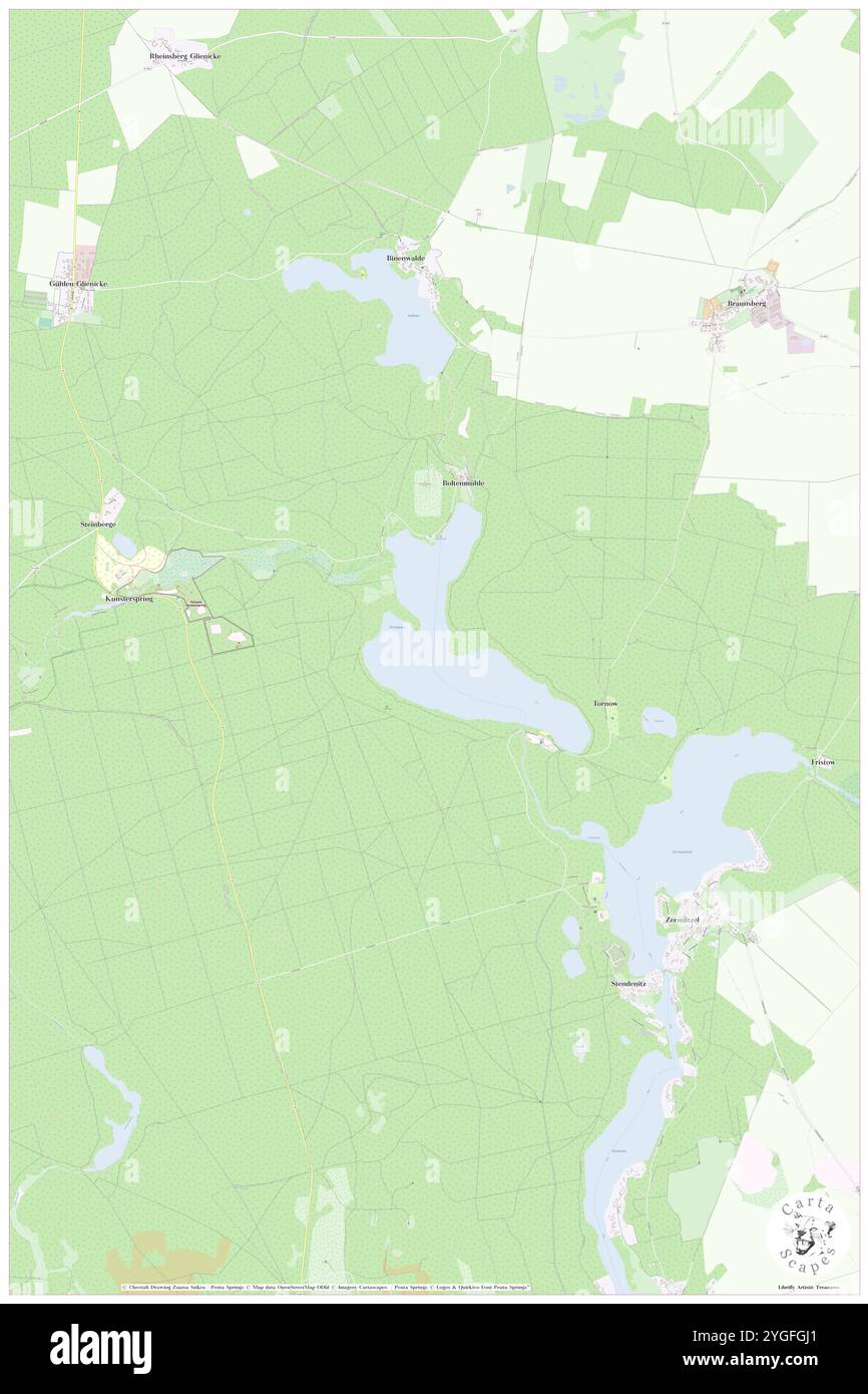 Tornowsee, DE, Allemagne, Brandebourg, N 53 1' 29'', N 12 48' 1'', carte, Carthascapes carte publiée en 2024. Explorez Cartascapes, une carte qui révèle la diversité des paysages, des cultures et des écosystèmes de la Terre. Voyage à travers le temps et l'espace, découvrir l'interconnexion du passé, du présent et de l'avenir de notre planète. Banque D'Images