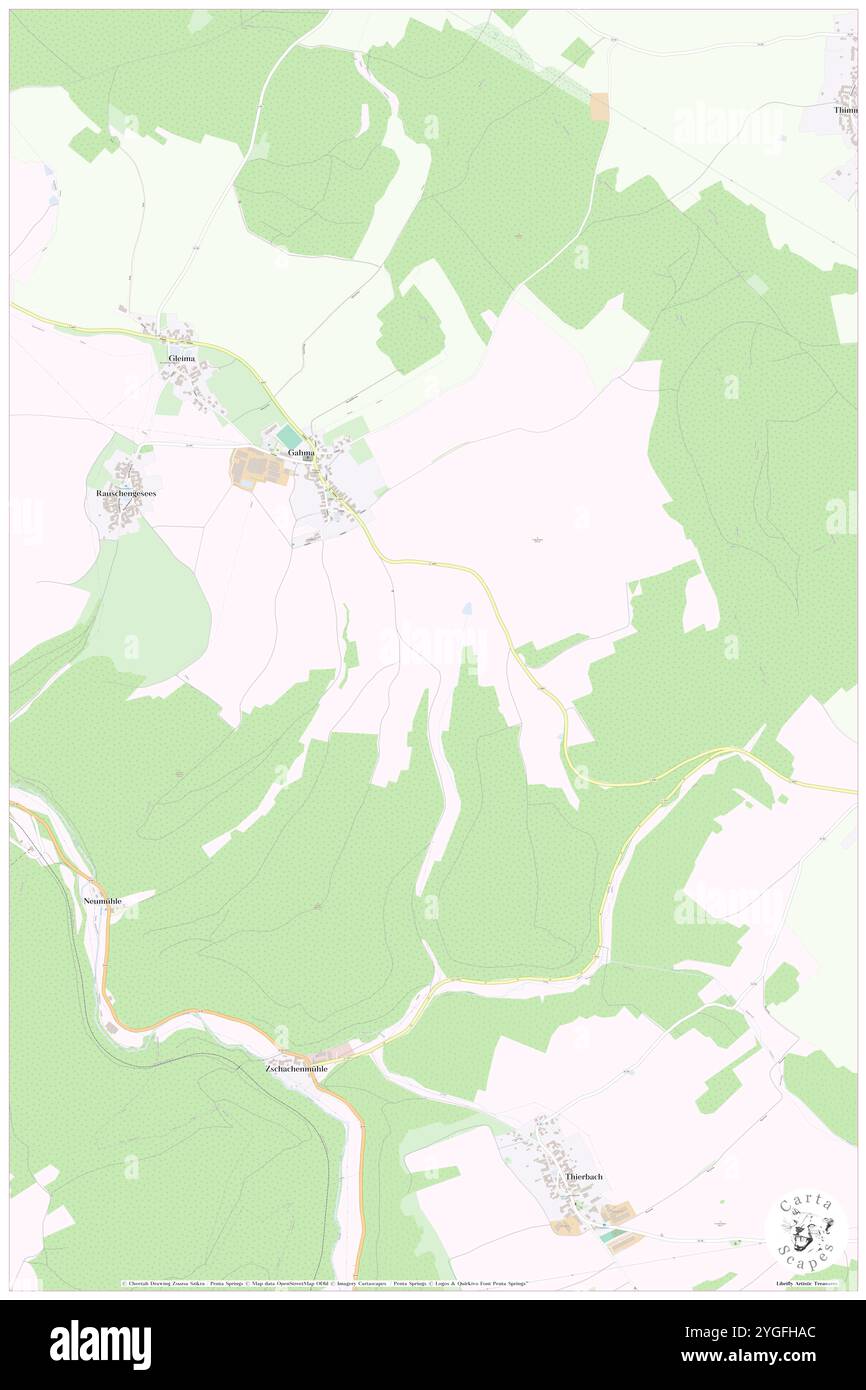 Gahma, DE, Allemagne, Thuringe, N 50 31' 23'', N 11 32' 15'', carte, Carthascapes carte publiée en 2024. Explorez Cartascapes, une carte qui révèle la diversité des paysages, des cultures et des écosystèmes de la Terre. Voyage à travers le temps et l'espace, découvrir l'interconnexion du passé, du présent et de l'avenir de notre planète. Banque D'Images