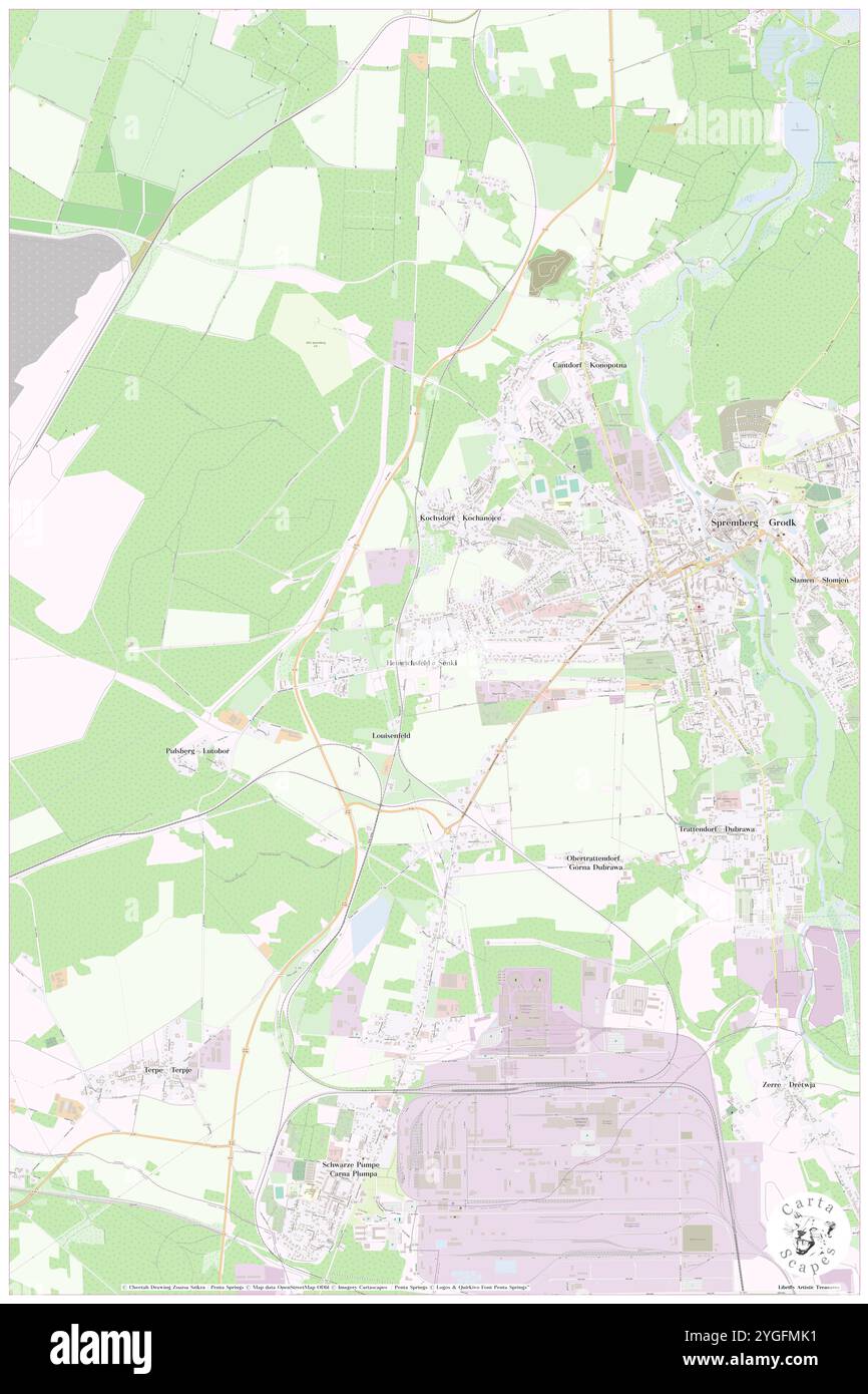 Heinrichsfeld, DE, Allemagne, Brandebourg, N 51 33' 42'', N 14 20' 33'', carte, Carthascapes carte publiée en 2024. Explorez Cartascapes, une carte qui révèle la diversité des paysages, des cultures et des écosystèmes de la Terre. Voyage à travers le temps et l'espace, découvrir l'interconnexion du passé, du présent et de l'avenir de notre planète. Banque D'Images