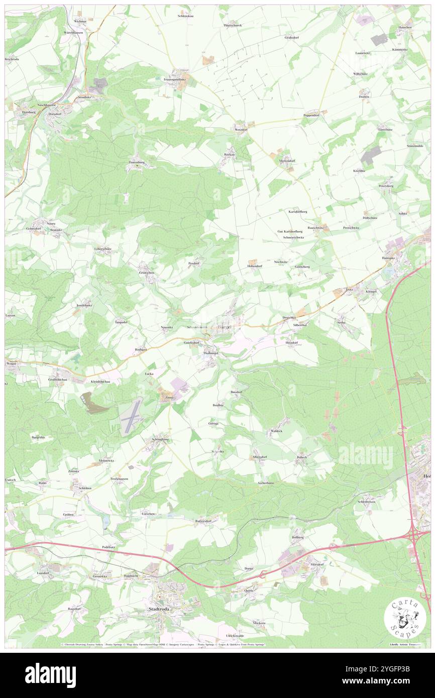 Buergel, DE, Allemagne, Thuringe, N 50 56' 31'', N 11 45' 22'', carte, Carthascapes carte publiée en 2024. Explorez Cartascapes, une carte qui révèle la diversité des paysages, des cultures et des écosystèmes de la Terre. Voyage à travers le temps et l'espace, découvrir l'interconnexion du passé, du présent et de l'avenir de notre planète. Banque D'Images