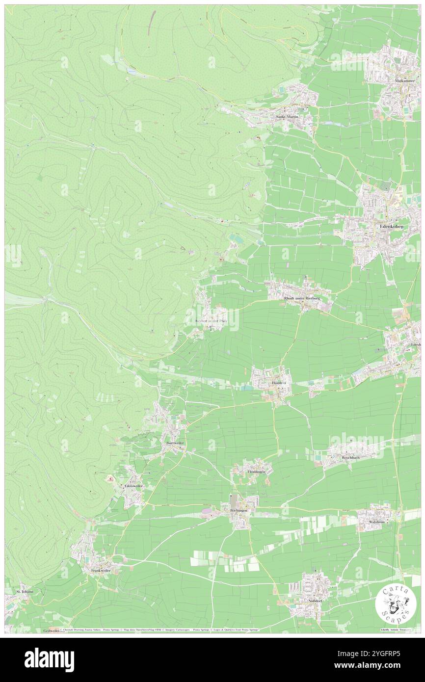 Weyher, DE, Allemagne, Rhénanie-Palatinat, N 49 16' 3'', N 8 5' 6'', carte, Carthascapes carte publiée en 2024. Explorez Cartascapes, une carte qui révèle la diversité des paysages, des cultures et des écosystèmes de la Terre. Voyage à travers le temps et l'espace, découvrir l'interconnexion du passé, du présent et de l'avenir de notre planète. Banque D'Images