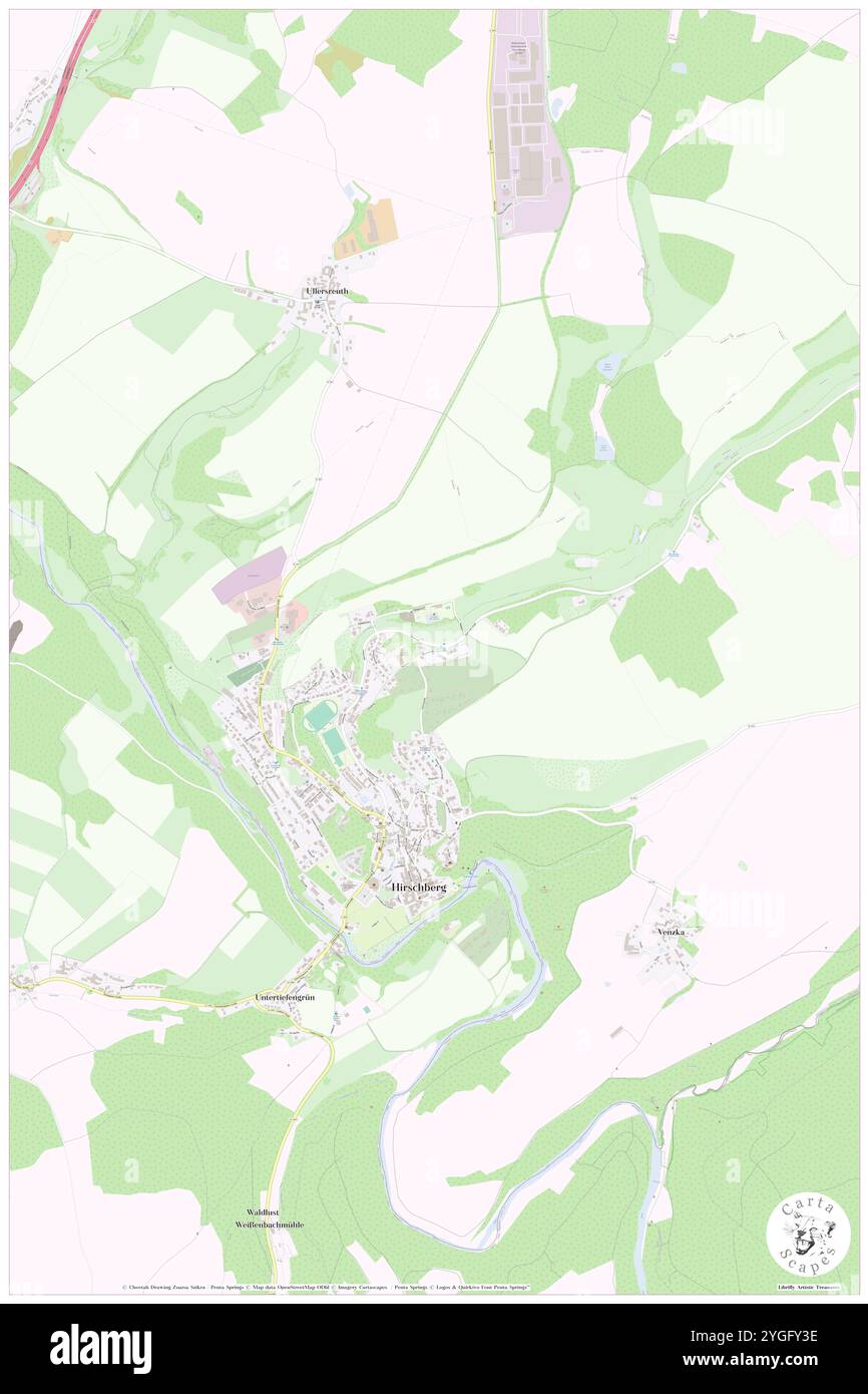 Hirschberg, DE, Allemagne, Saxe, N 50 36' 8'', N 13 18' 50'', carte, Carthascapes carte publiée en 2024. Explorez Cartascapes, une carte qui révèle la diversité des paysages, des cultures et des écosystèmes de la Terre. Voyage à travers le temps et l'espace, découvrir l'interconnexion du passé, du présent et de l'avenir de notre planète. Banque D'Images