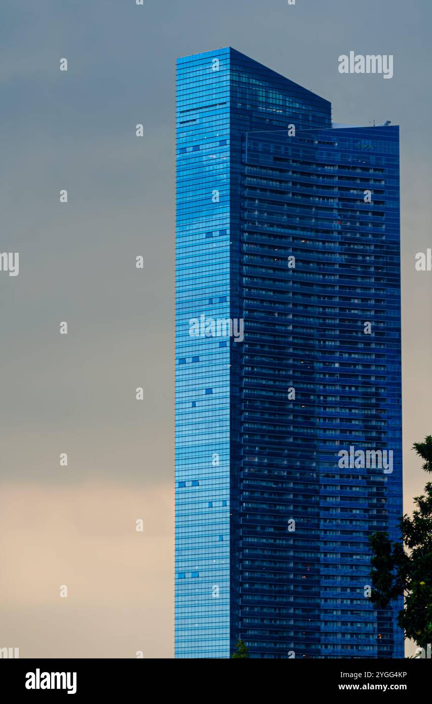 Les bâtiments du quartier financier de Singapour Banque D'Images