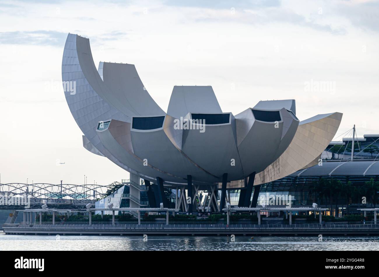 Sciences de l'Art Museum, Marina Bay, à Singapour, en Asie du Sud-Est, l'Asie Banque D'Images