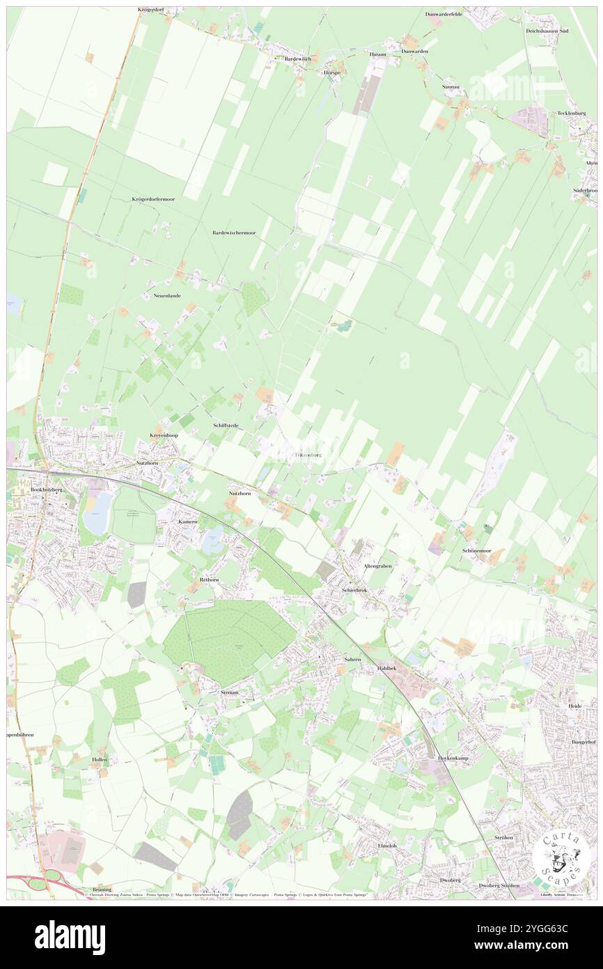 Fritzenberg, DE, Allemagne, basse-Saxe, N 53 6' 3'', N 8 34' 29'', carte, Carthascapes carte publiée en 2024. Explorez Cartascapes, une carte qui révèle la diversité des paysages, des cultures et des écosystèmes de la Terre. Voyage à travers le temps et l'espace, découvrir l'interconnexion du passé, du présent et de l'avenir de notre planète. Banque D'Images