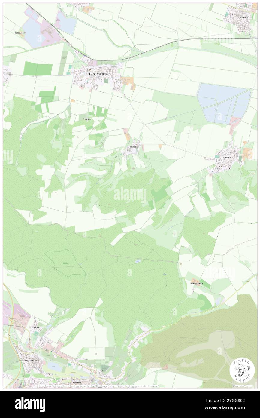 Wernsberge, DE, Allemagne, Thuringe, N 51 25' 1'', N 10 53' 34'', carte, Carthascapes carte publiée en 2024. Explorez Cartascapes, une carte qui révèle la diversité des paysages, des cultures et des écosystèmes de la Terre. Voyage à travers le temps et l'espace, découvrir l'interconnexion du passé, du présent et de l'avenir de notre planète. Banque D'Images