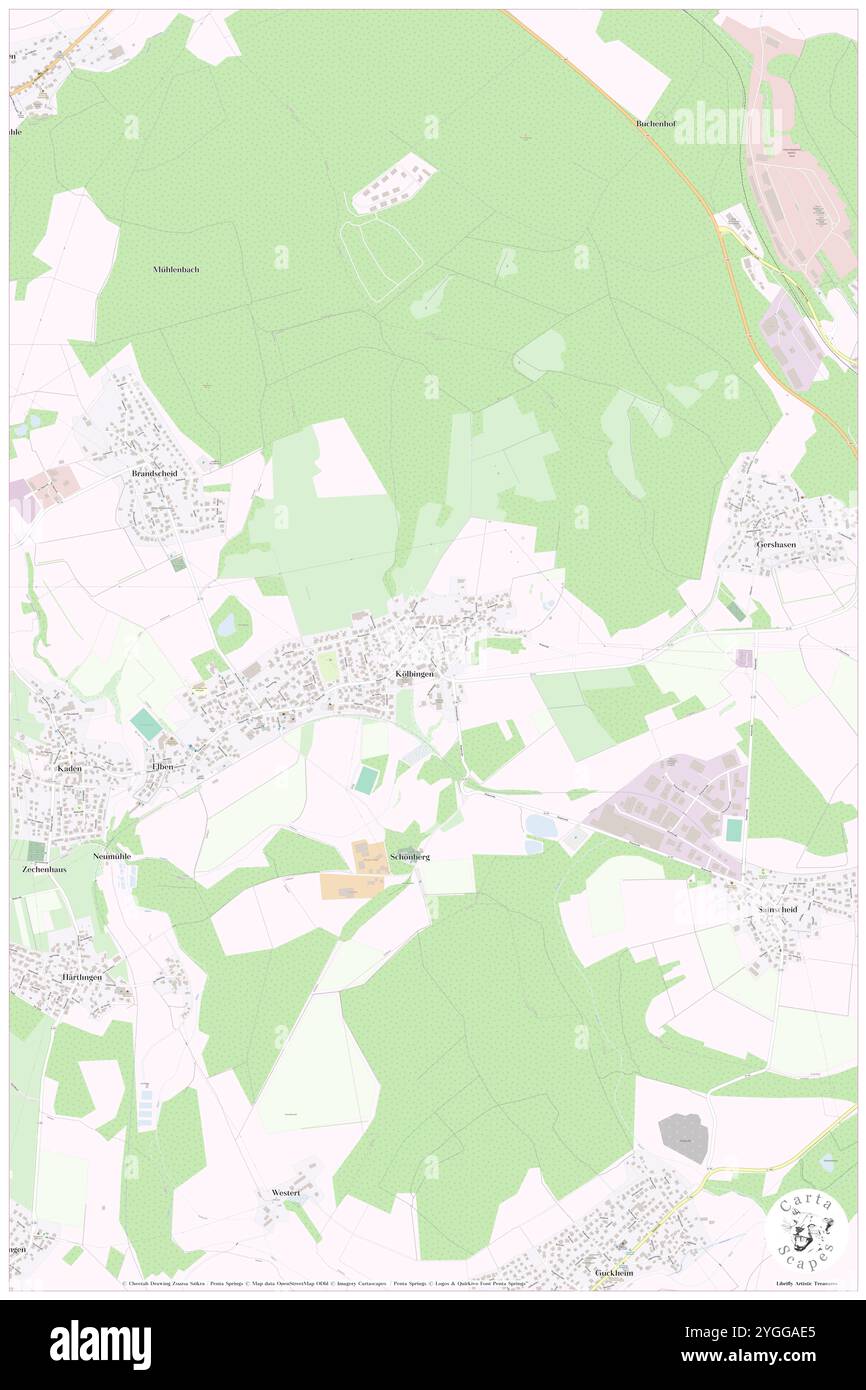 Koelbingen, DE, Allemagne, Rhénanie-Palatinat, N 50 32' 56'', N 7 55' 23'', carte, Carthascapes carte publiée en 2024. Explorez Cartascapes, une carte qui révèle la diversité des paysages, des cultures et des écosystèmes de la Terre. Voyage à travers le temps et l'espace, découvrir l'interconnexion du passé, du présent et de l'avenir de notre planète. Banque D'Images