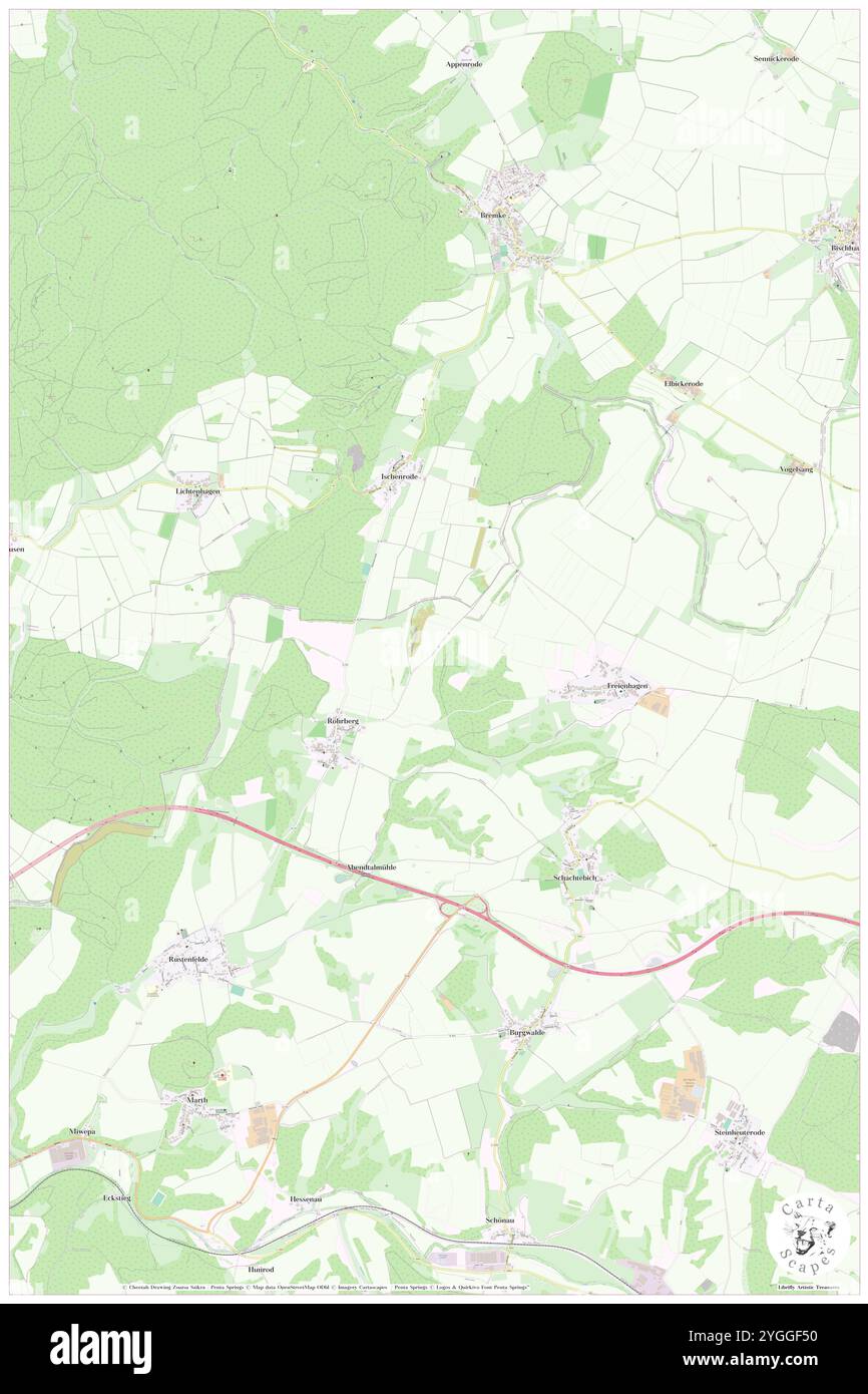 Heinebrink, DE, Allemagne, Thuringe, N 51 25' 0'', N 10 1' 59'', carte, Carthascapes carte publiée en 2024. Explorez Cartascapes, une carte qui révèle la diversité des paysages, des cultures et des écosystèmes de la Terre. Voyage à travers le temps et l'espace, découvrir l'interconnexion du passé, du présent et de l'avenir de notre planète. Banque D'Images