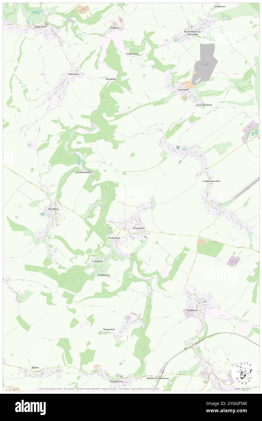 Braeunsdorf TP, DE, Allemagne, Saxe, N 50 56' 45'', N 13 12' 57'', carte, Carthascapes carte publiée en 2024. Explorez Cartascapes, une carte qui révèle la diversité des paysages, des cultures et des écosystèmes de la Terre. Voyage à travers le temps et l'espace, découvrir l'interconnexion du passé, du présent et de l'avenir de notre planète. Banque D'Images