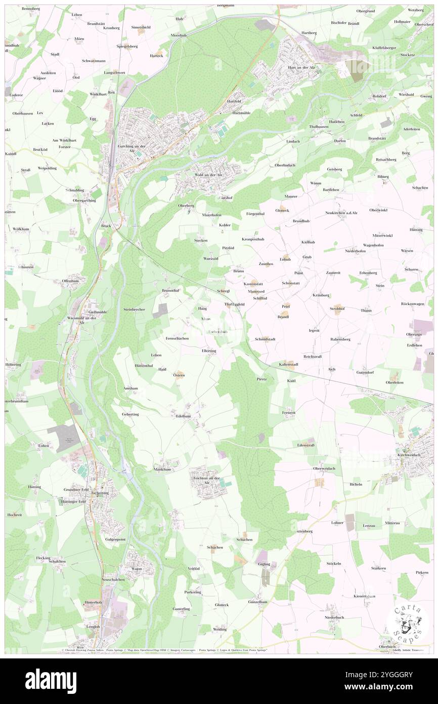 Eschetshub, haute-Bavière, DE, Allemagne, Bavière, n 48 6' 16'', N 12 35' 54'', carte, Carthascapes carte publiée en 2024. Explorez Cartascapes, une carte qui révèle la diversité des paysages, des cultures et des écosystèmes de la Terre. Voyage à travers le temps et l'espace, découvrir l'interconnexion du passé, du présent et de l'avenir de notre planète. Banque D'Images