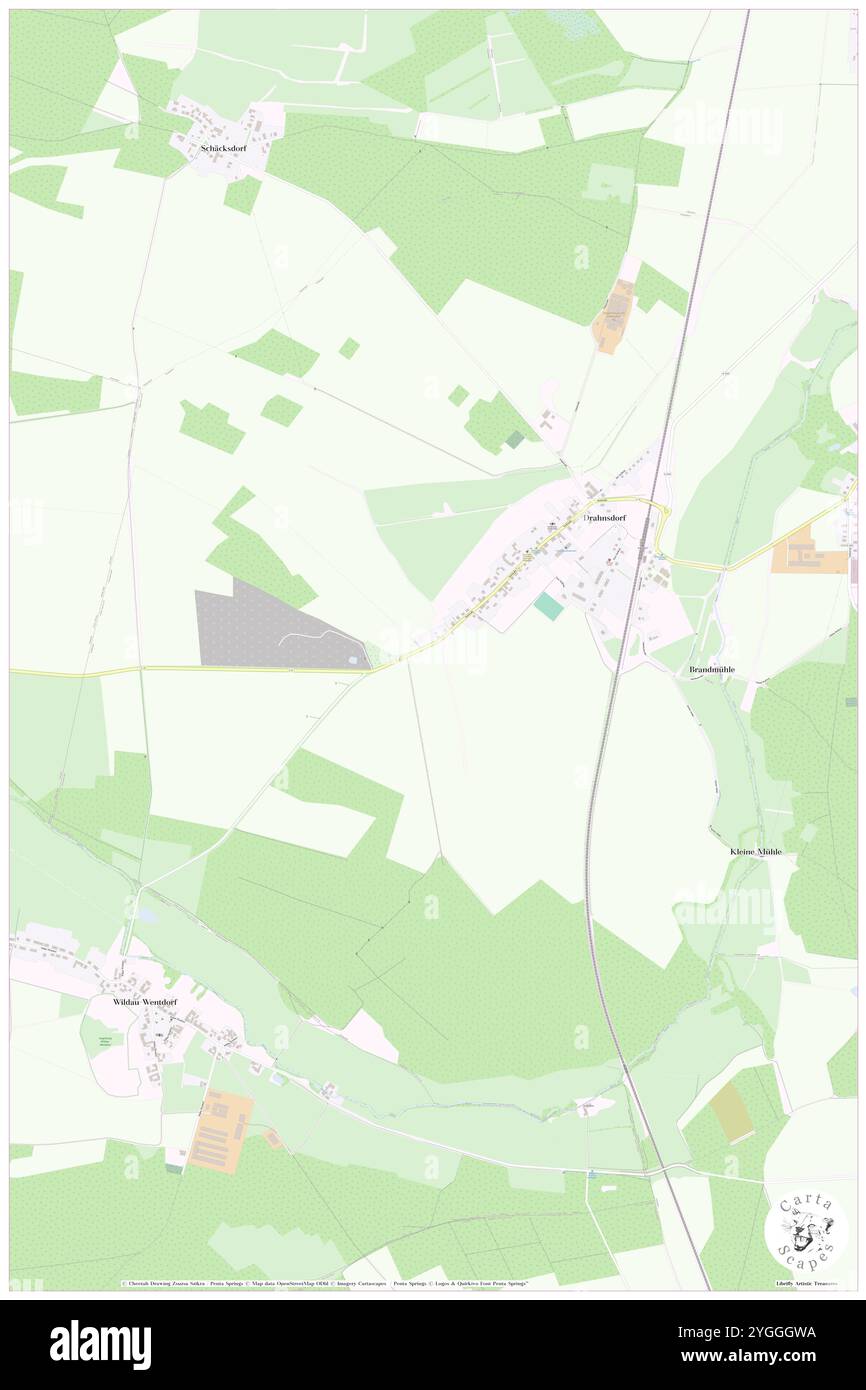 Drahnsdorf, DE, Allemagne, Brandebourg, N 51 55' 0'', N 13 34' 59'', map, Carthascapes carte publiée en 2024. Explorez Cartascapes, une carte qui révèle la diversité des paysages, des cultures et des écosystèmes de la Terre. Voyage à travers le temps et l'espace, découvrir l'interconnexion du passé, du présent et de l'avenir de notre planète. Banque D'Images