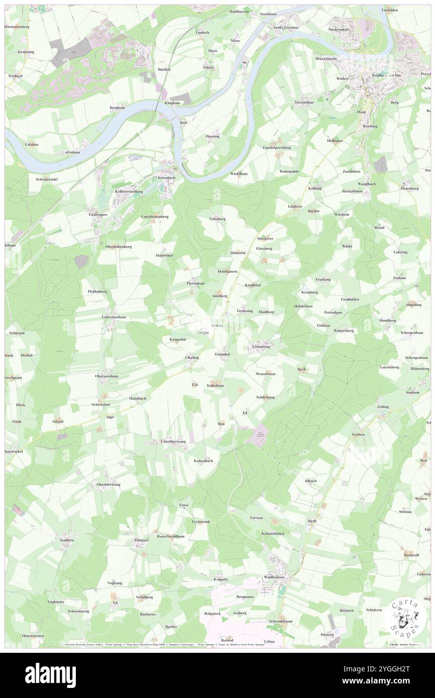 Gmein, haute-Bavière, DE, Allemagne, Bavière, n 48 8' 42'', N 12 23' 35'', carte, Carthascapes carte publiée en 2024. Explorez Cartascapes, une carte qui révèle la diversité des paysages, des cultures et des écosystèmes de la Terre. Voyage à travers le temps et l'espace, découvrir l'interconnexion du passé, du présent et de l'avenir de notre planète. Banque D'Images