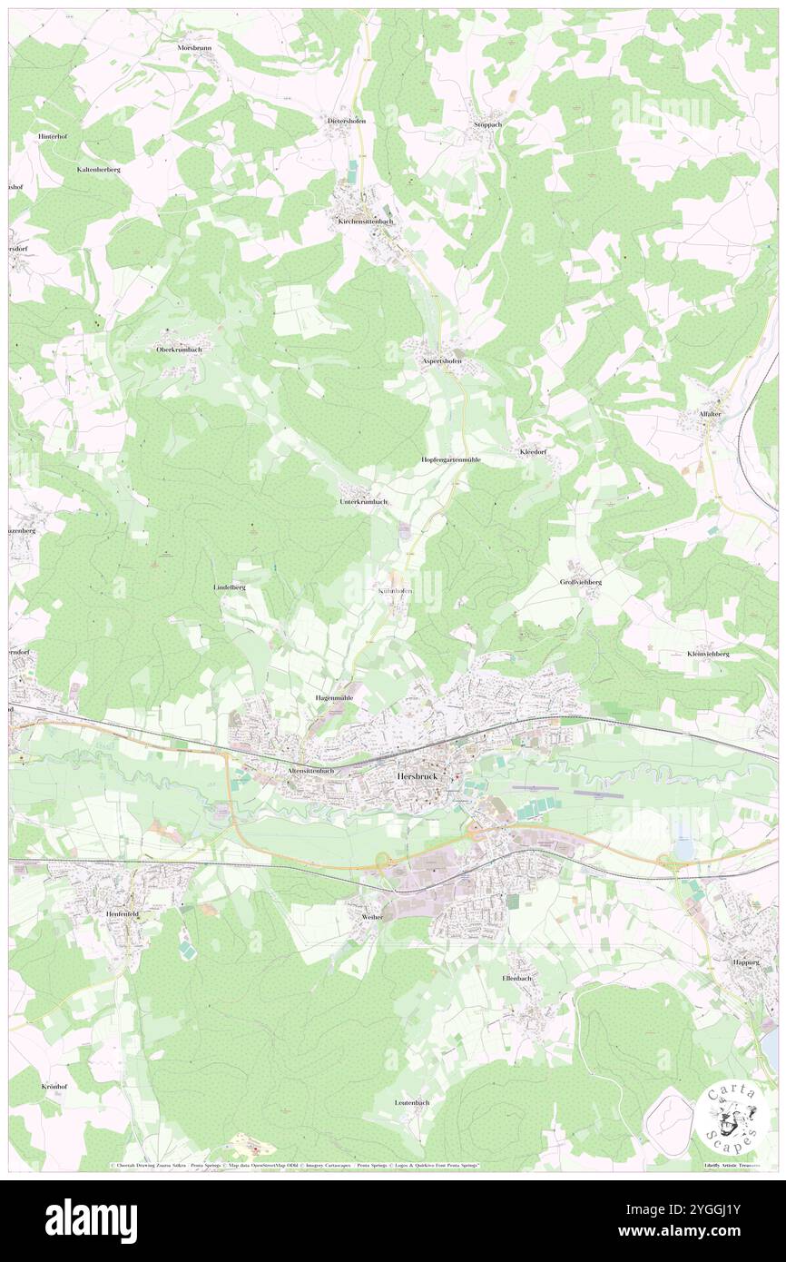 Kuhnhofen, Regierungsbezirk Mittelfranken, DE, Allemagne, Bavière, n 49 31' 27'', N 11 25' 31'', carte, Cartascapes carte publiée en 2024. Explorez Cartascapes, une carte qui révèle la diversité des paysages, des cultures et des écosystèmes de la Terre. Voyage à travers le temps et l'espace, découvrir l'interconnexion du passé, du présent et de l'avenir de notre planète. Banque D'Images