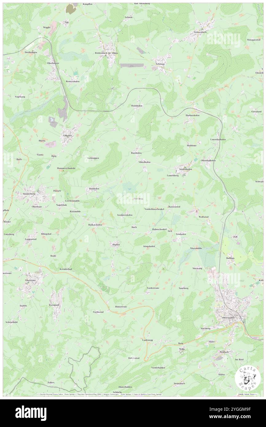 Hertnegg, Souabe, DE, Allemagne, Bavière, n 47 35' 4'', N 9 59' 1'', carte, Cartascapes carte publiée en 2024. Explorez Cartascapes, une carte qui révèle la diversité des paysages, des cultures et des écosystèmes de la Terre. Voyage à travers le temps et l'espace, découvrir l'interconnexion du passé, du présent et de l'avenir de notre planète. Banque D'Images