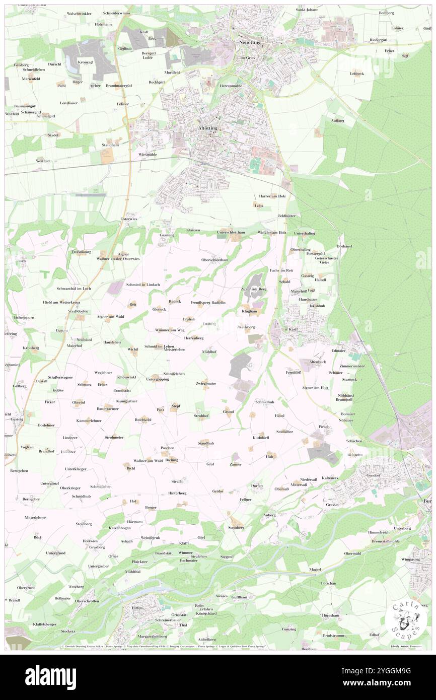 Ettlberg, haute-Bavière, DE, Allemagne, Bavière, n 48 11' 43'', N 12 40' 41'', carte, Cartascapes carte publiée en 2024. Explorez Cartascapes, une carte qui révèle la diversité des paysages, des cultures et des écosystèmes de la Terre. Voyage à travers le temps et l'espace, découvrir l'interconnexion du passé, du présent et de l'avenir de notre planète. Banque D'Images