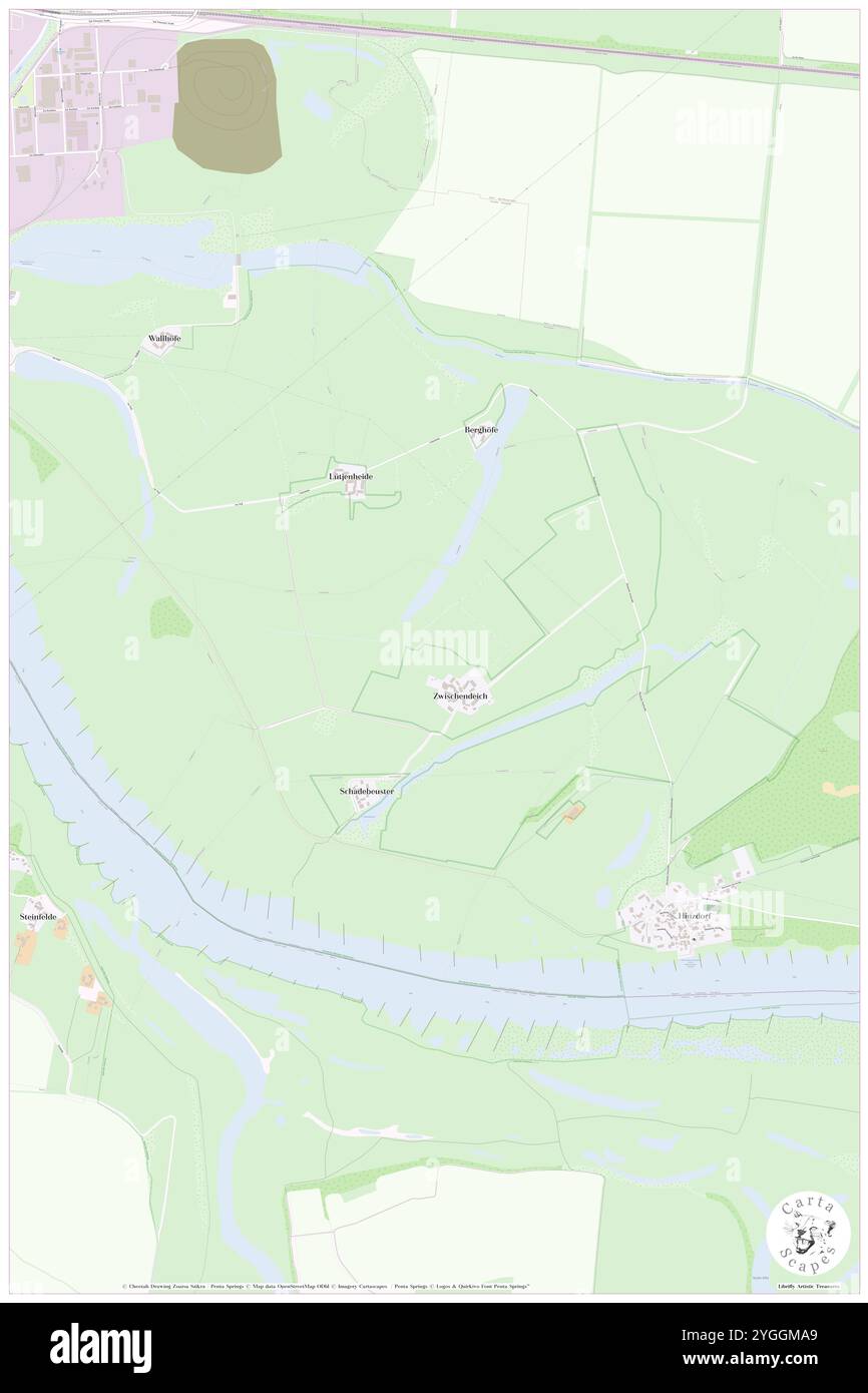 Zwischendeich, DE, Allemagne, Brandebourg, N 52 58' 6'', N 11 48' 7'', map, Cartascapes carte publiée en 2024. Explorez Cartascapes, une carte qui révèle la diversité des paysages, des cultures et des écosystèmes de la Terre. Voyage à travers le temps et l'espace, découvrir l'interconnexion du passé, du présent et de l'avenir de notre planète. Banque D'Images