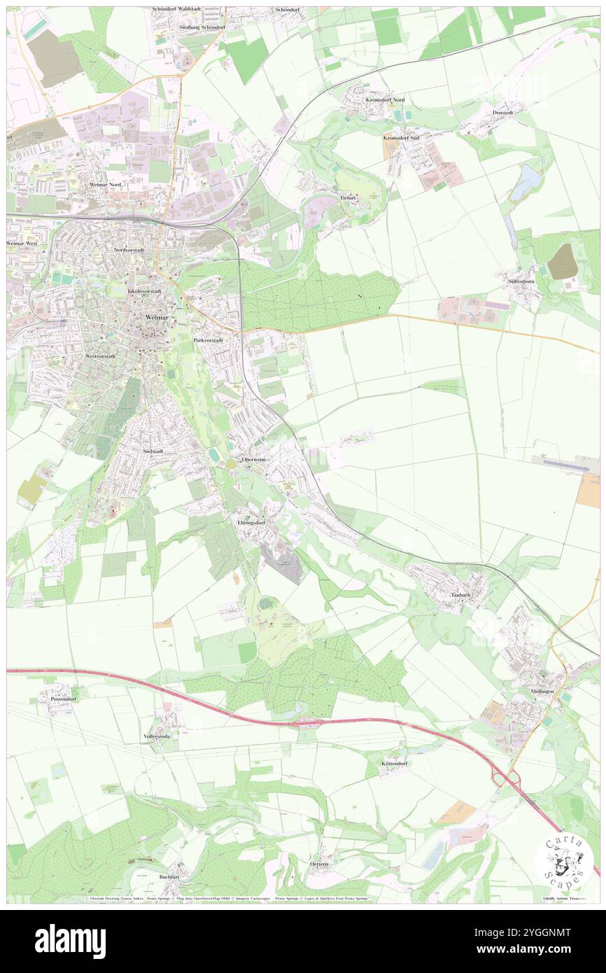 Oberweimar, DE, Allemagne, Thuringe, N 50 57' 58'', N 11 21' 16'', carte, Carthascapes carte publiée en 2024. Explorez Cartascapes, une carte qui révèle la diversité des paysages, des cultures et des écosystèmes de la Terre. Voyage à travers le temps et l'espace, découvrir l'interconnexion du passé, du présent et de l'avenir de notre planète. Banque D'Images