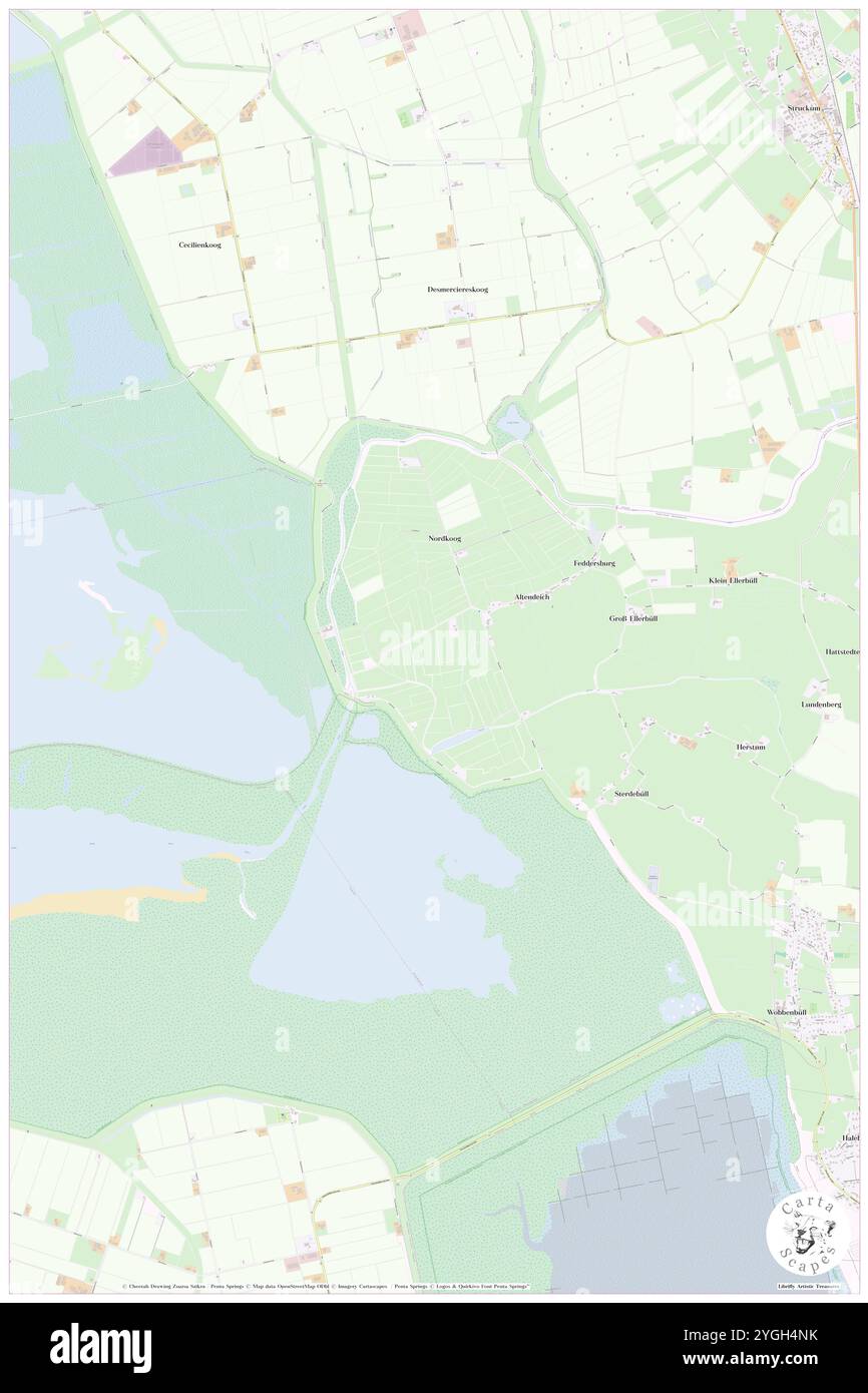 Hattstedter Never Koog, DE, Allemagne, Schleswig-Holstein, N 54 32' 59'', N 8 56' 59'', map, Cartascapes map publié en 2024. Explorez Cartascapes, une carte qui révèle la diversité des paysages, des cultures et des écosystèmes de la Terre. Voyage à travers le temps et l'espace, découvrir l'interconnexion du passé, du présent et de l'avenir de notre planète. Banque D'Images